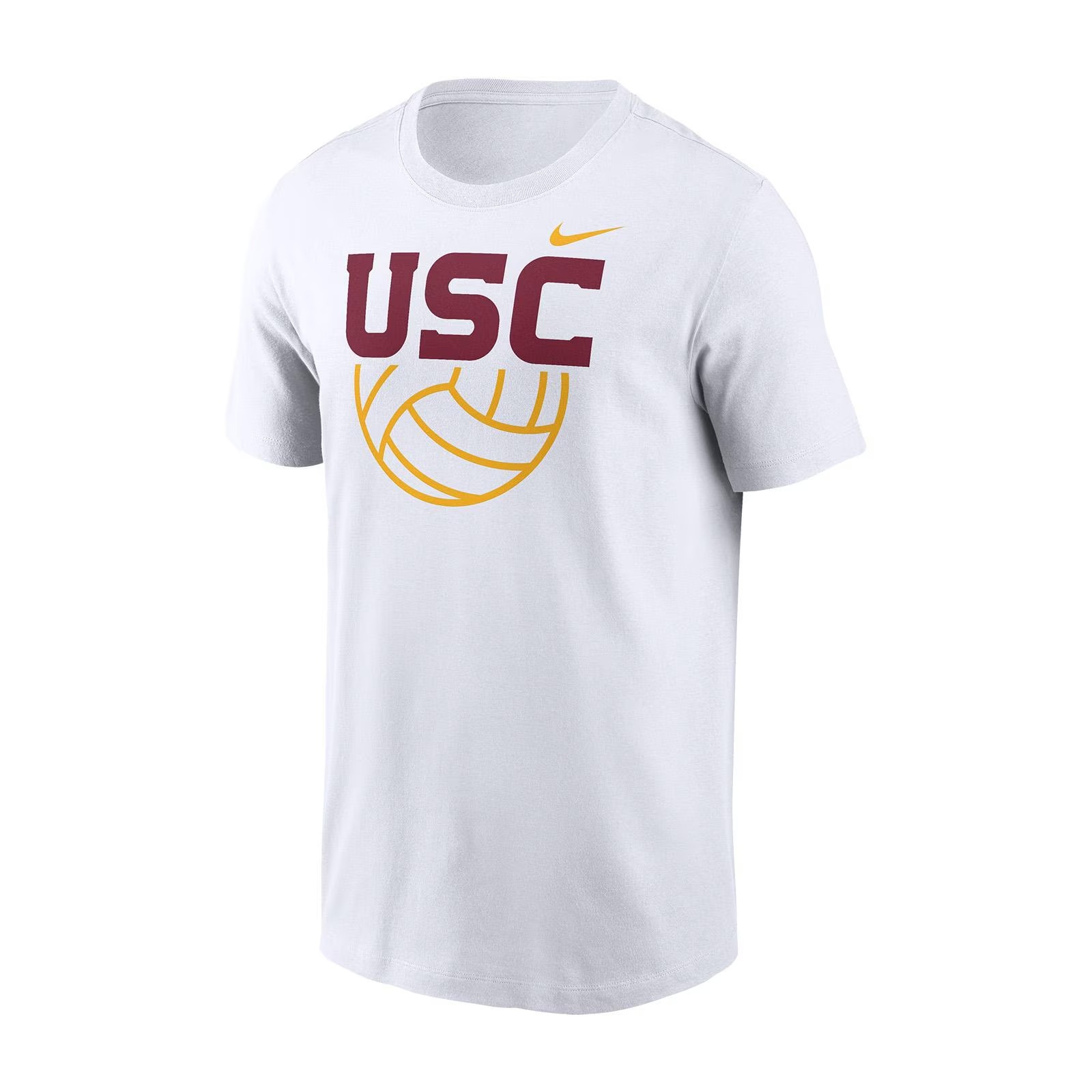 USC Trojans Men's Nike Volleyball White T-Shirt