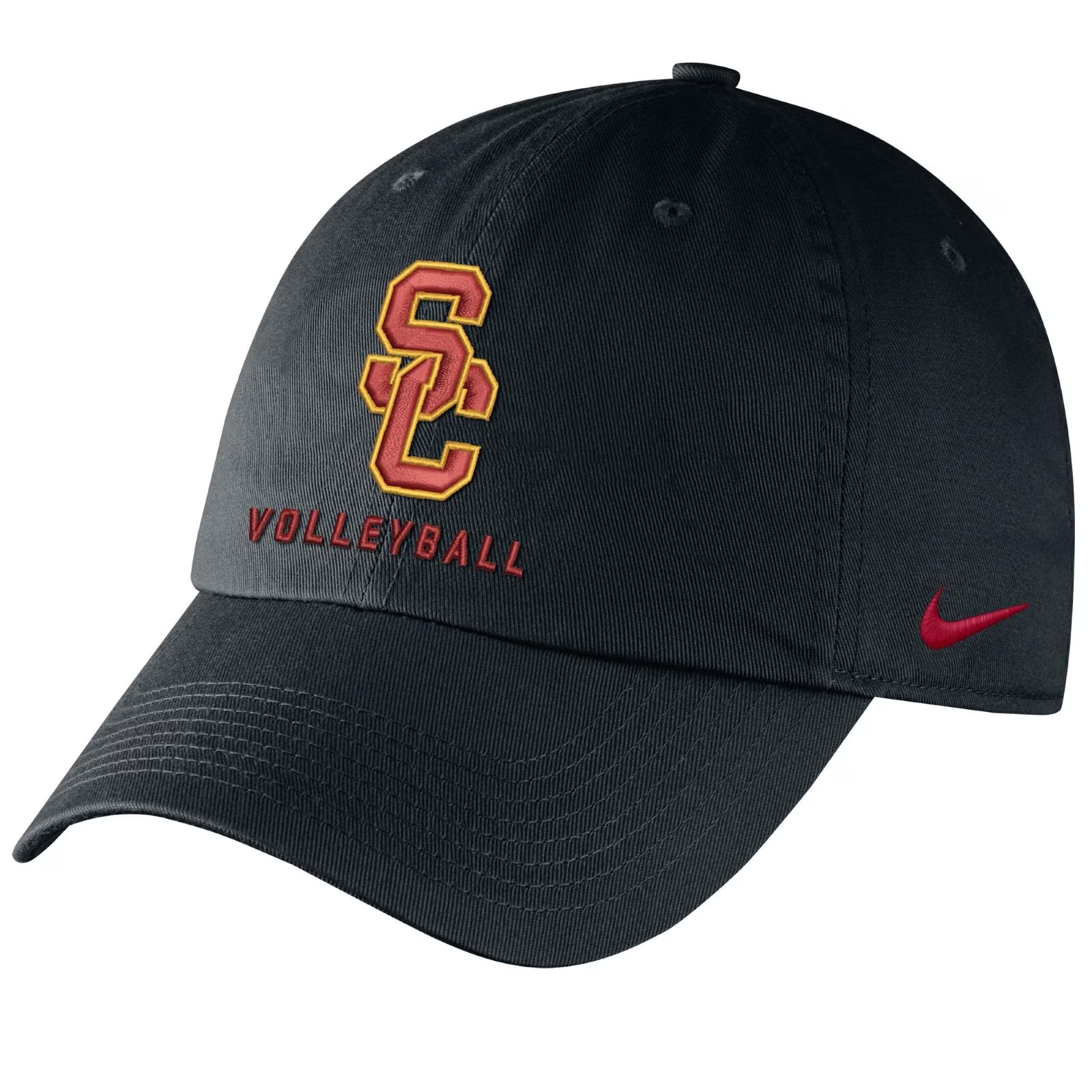 USC Trojans SC Interlock Nike Black Volleyball Campus Hat