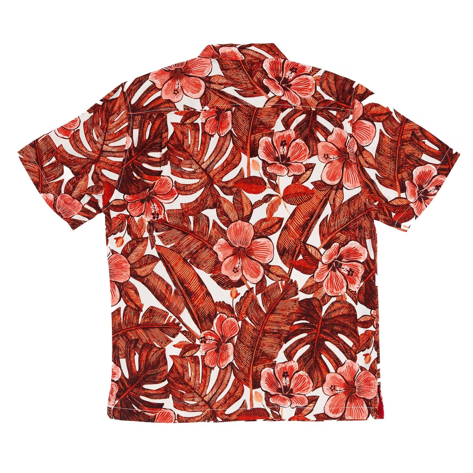 USC Trojans Men's Cardinal SC Interlock Floral Lush Camp Silk Shirt