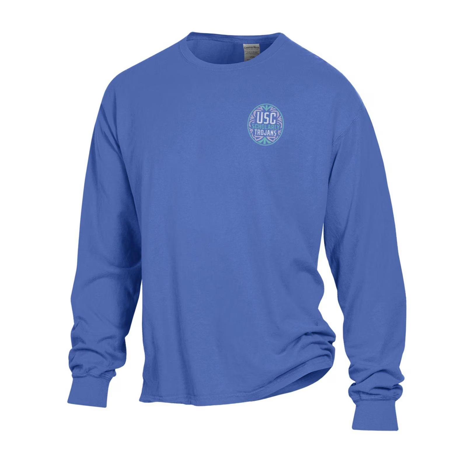 USC Trojans Men's Purple Scholarly Long Sleeve T-Shirt