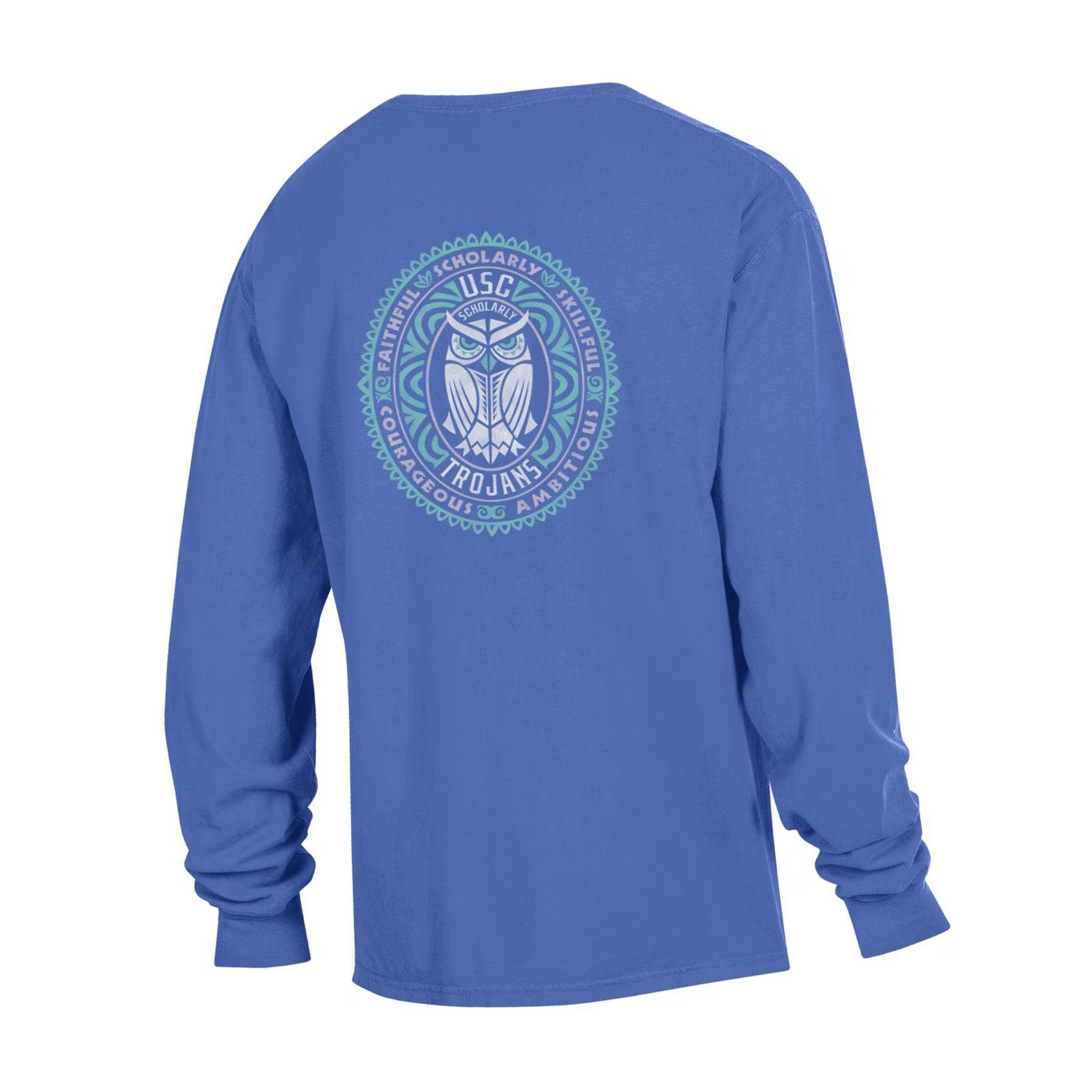 USC Trojans Men's Purple Scholarly Long Sleeve T-Shirt 2 USC Trojans Men's Purple Scholarly Long Sleeve T-Shirt