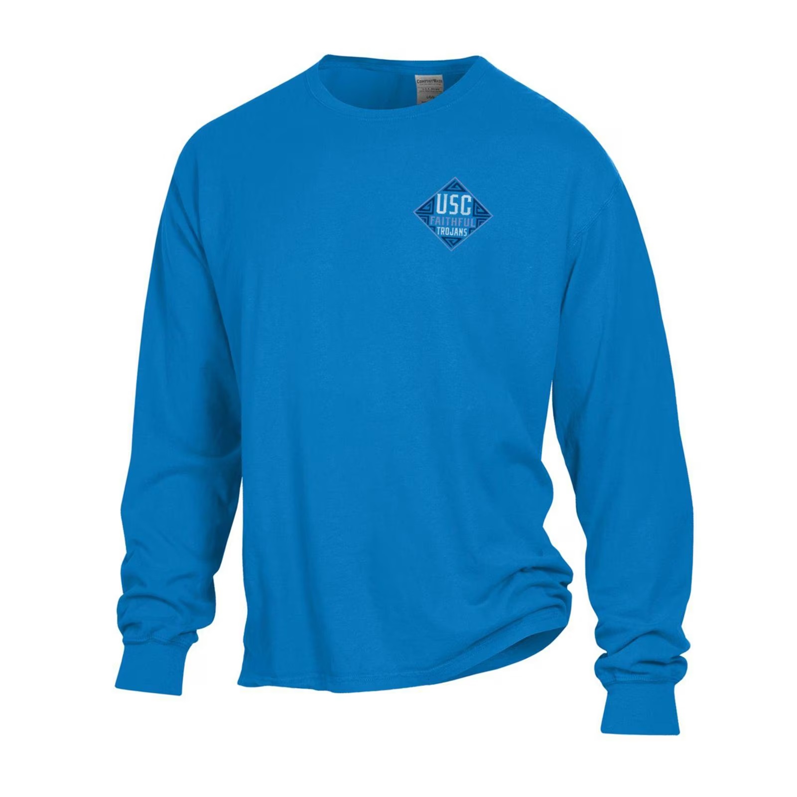 USC Trojans Men's Blue Faithful Long Sleeve T-Shirt