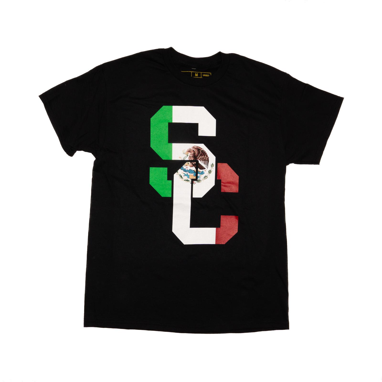USC Trojans SC Interlock Mexico Flag Fill T-shirt