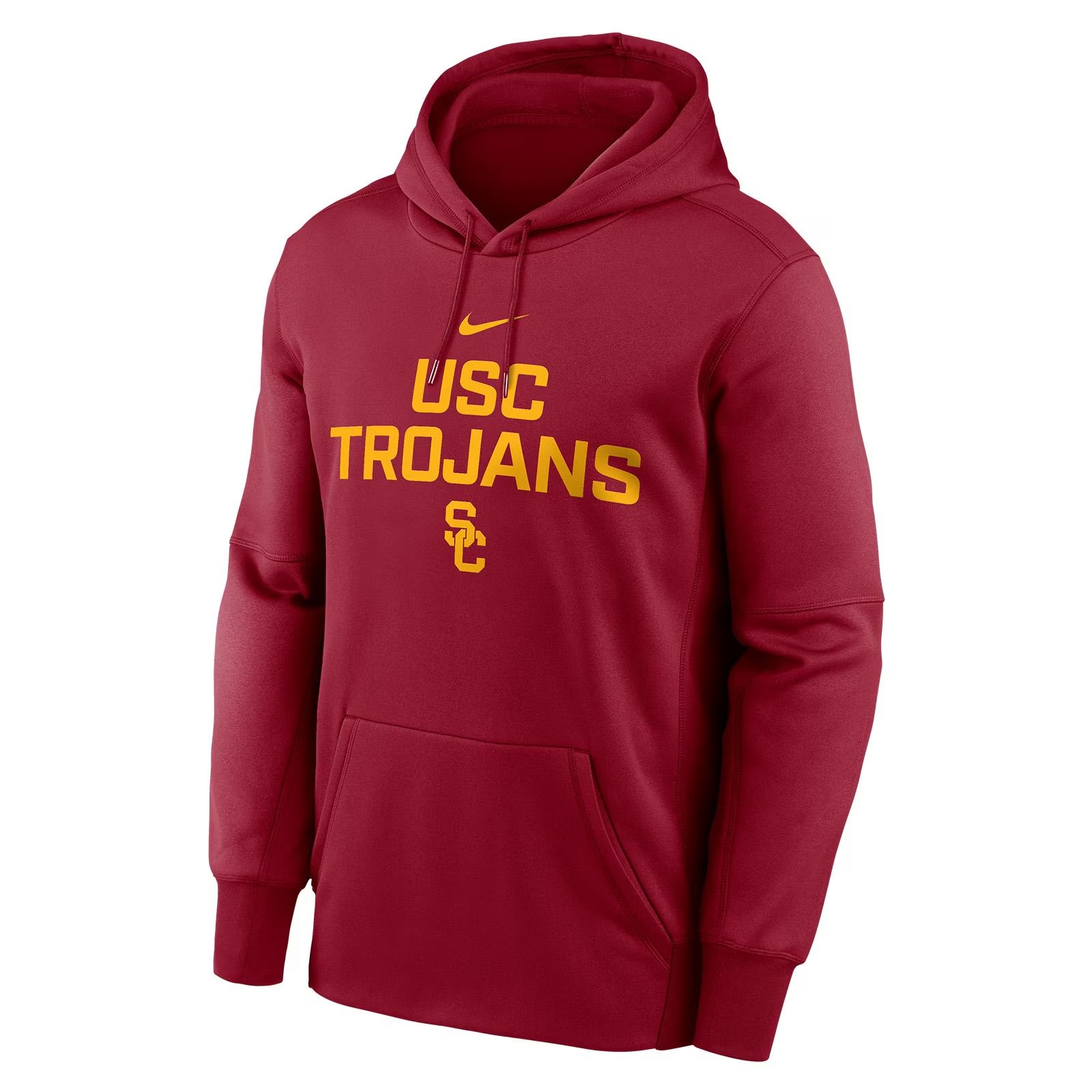 USC Trojans Men's Nike Cardinal Therma-FIT Performance Fleece Pullover Hoodie