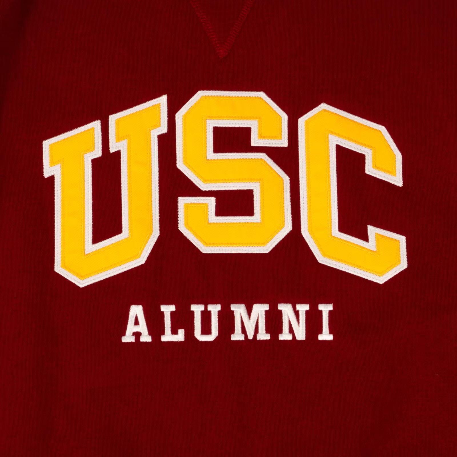 USC Trojans Heritage Cardinal Arch Over Alumni Tackle Twill Sweatshirt