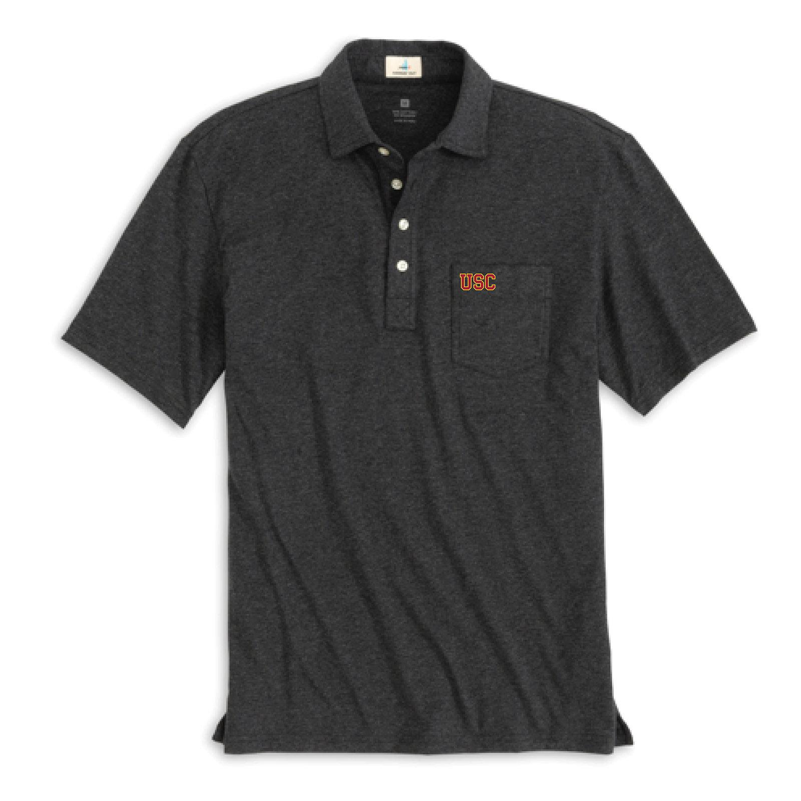 USC Trojans Men's Charcoal Game Day Original Polo