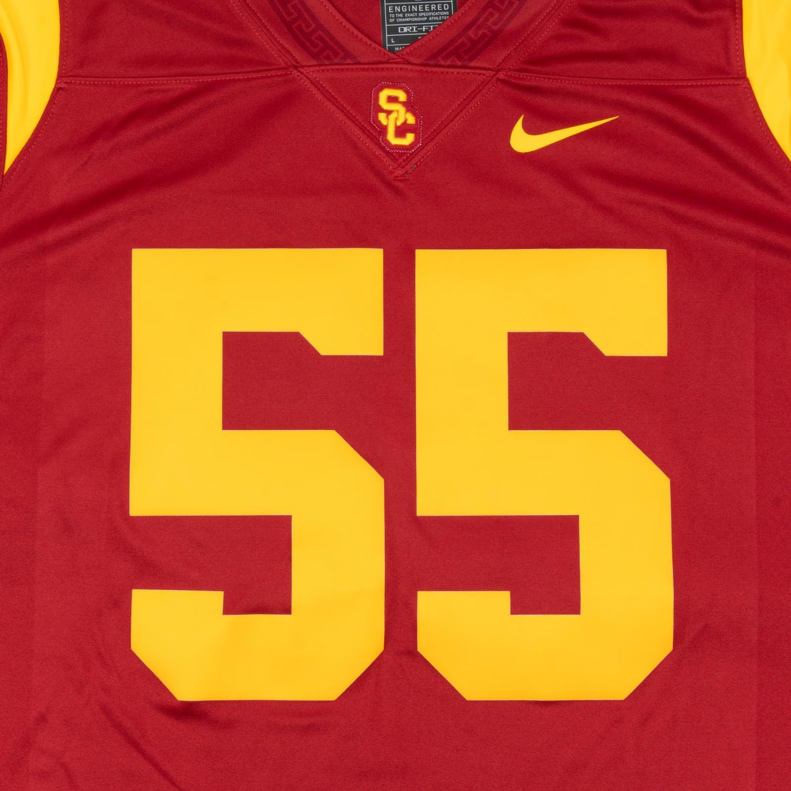 USC Trojans Men's Nike Cardinal #55 Home Football Jersey 2 USC Trojans Men's Nike Cardinal #55 Home Football Jersey