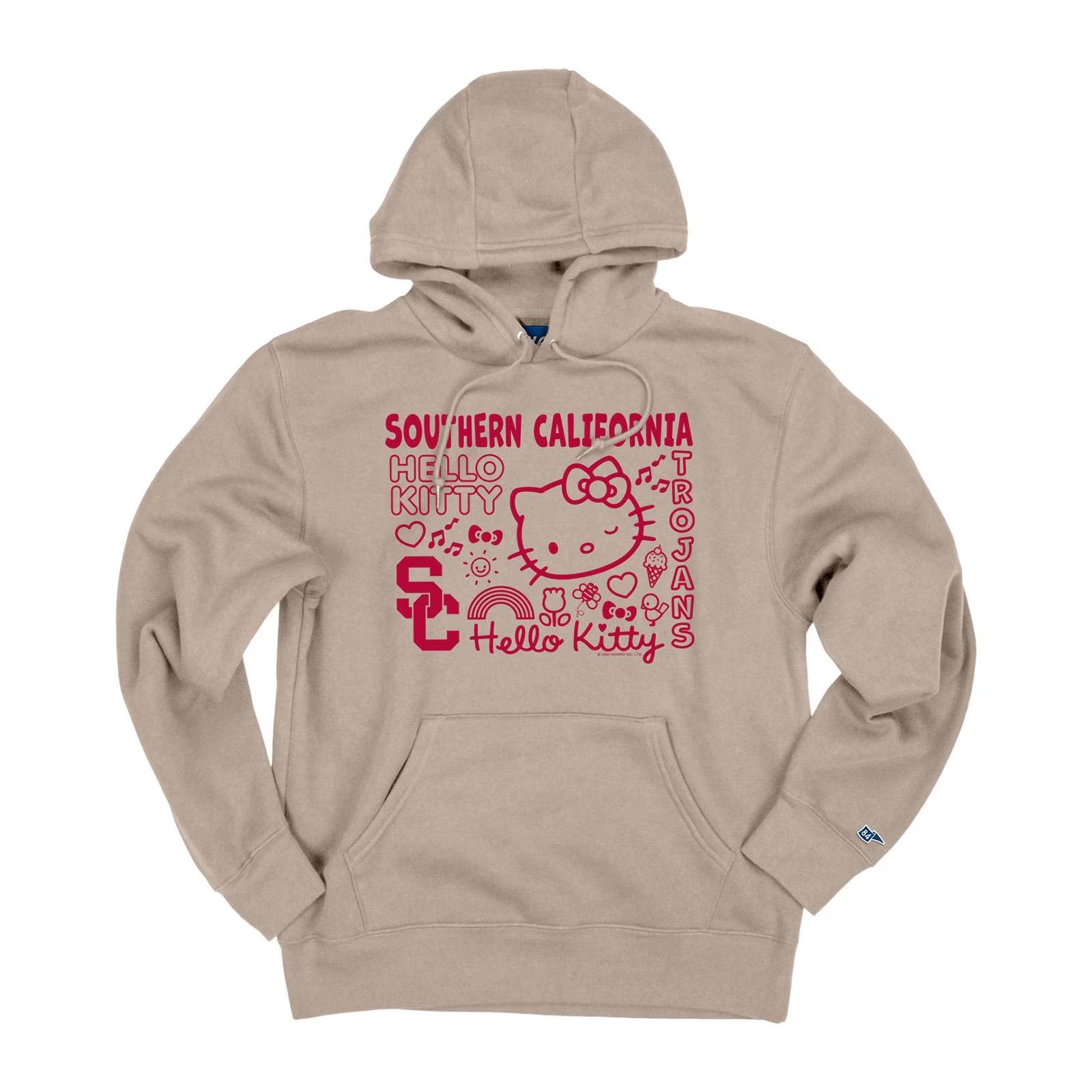 USC Trojans Unisex Tan Hello Kitty Hello Icons Hamden Pullover Hoodie