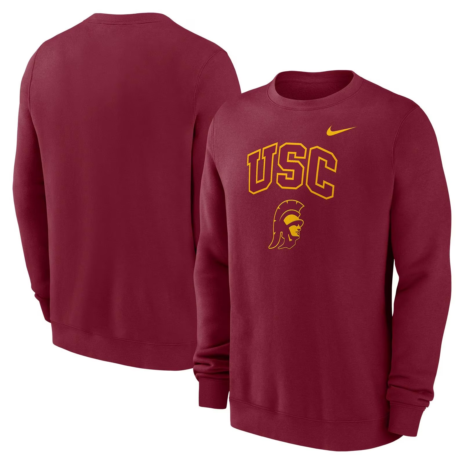 USC Trojans Men's Nike Cardinal Fleece Classic Arch Sweatshirt