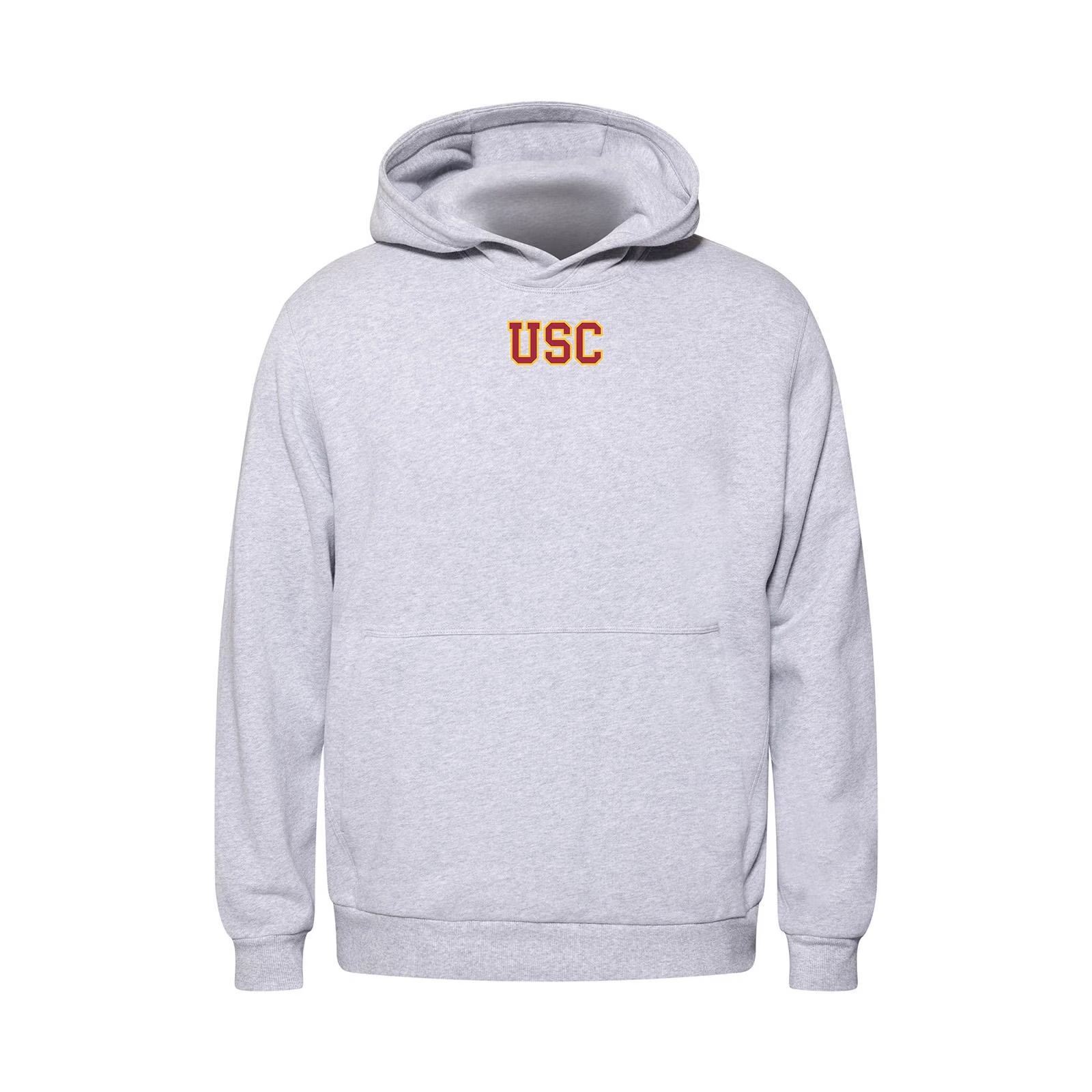 USC Trojans Men's lululemon Gray Steady State Fleece Pullover Hoodie