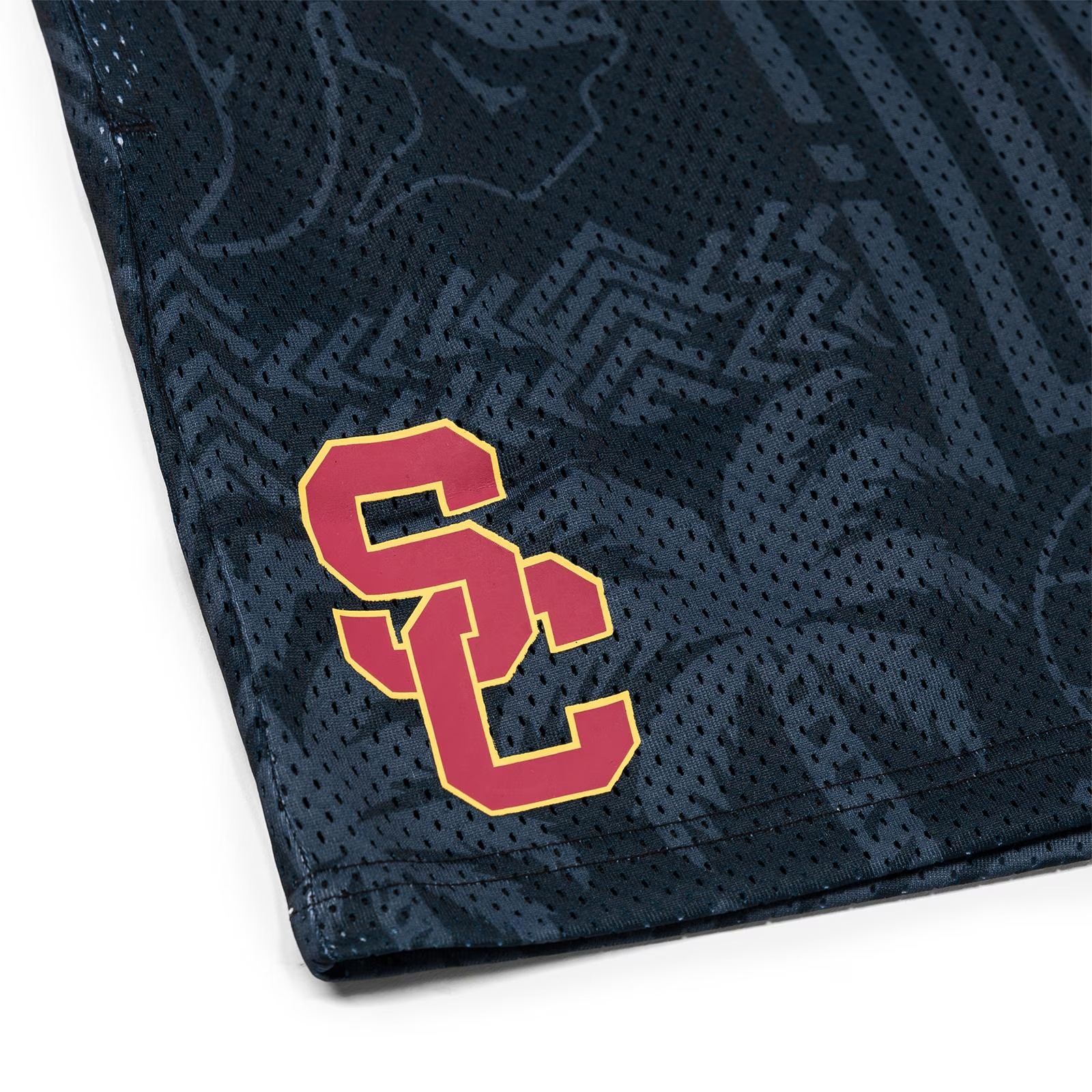 USC  X Overtime Unisex Black Palm Short