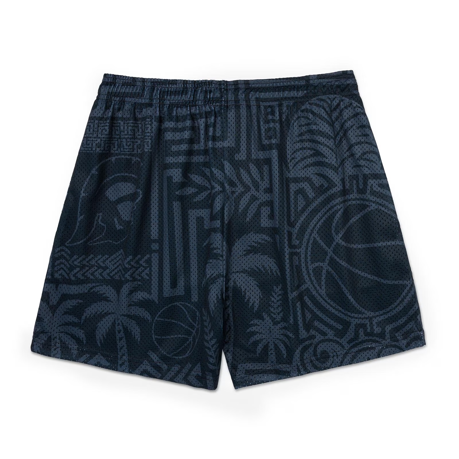 USC  X Overtime Unisex Black Palm Short