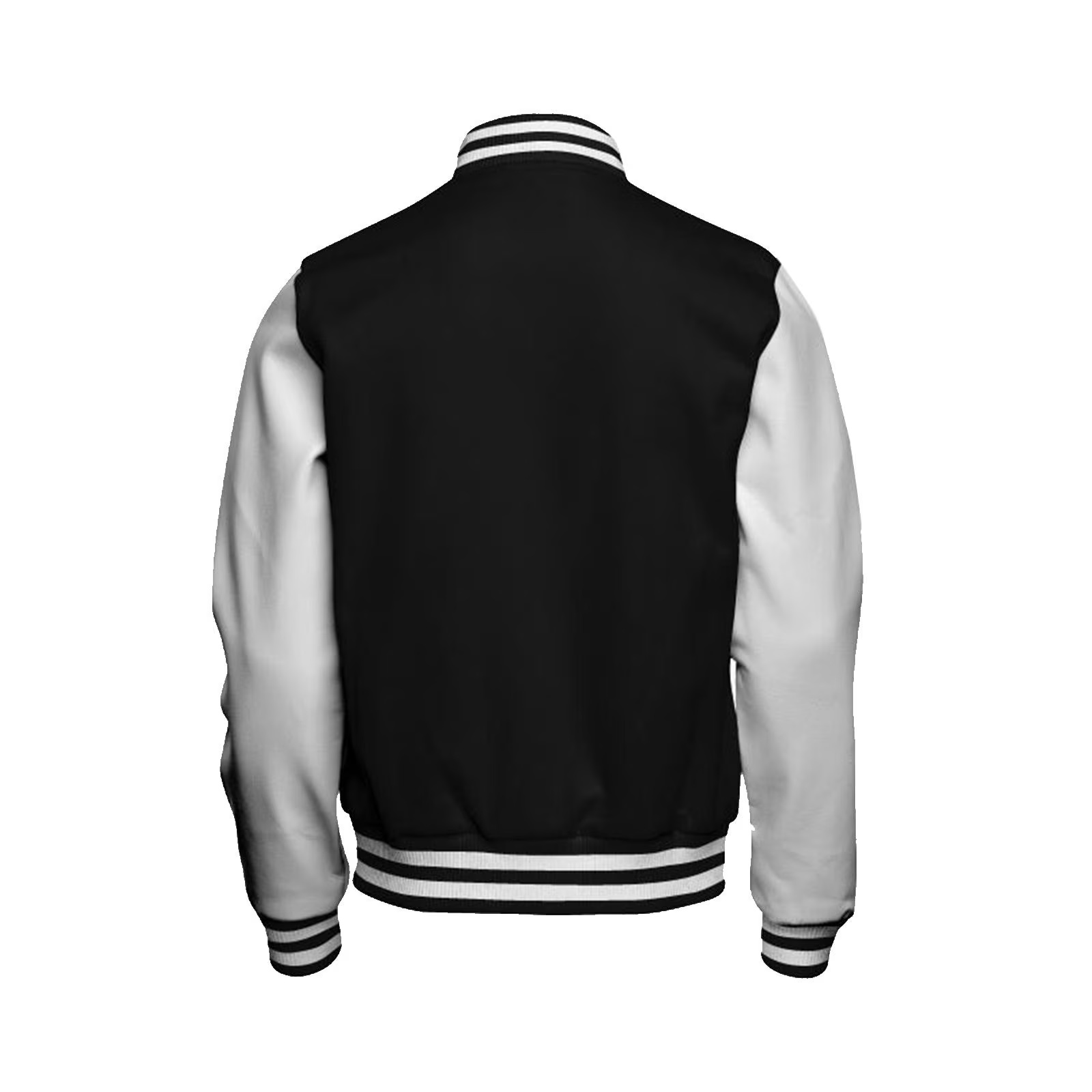 USC Trojans Black SC Interlock Faux Leather Letterman Jacket 4 USC Trojans Black SC Interlock Faux Leather Letterman Jacket