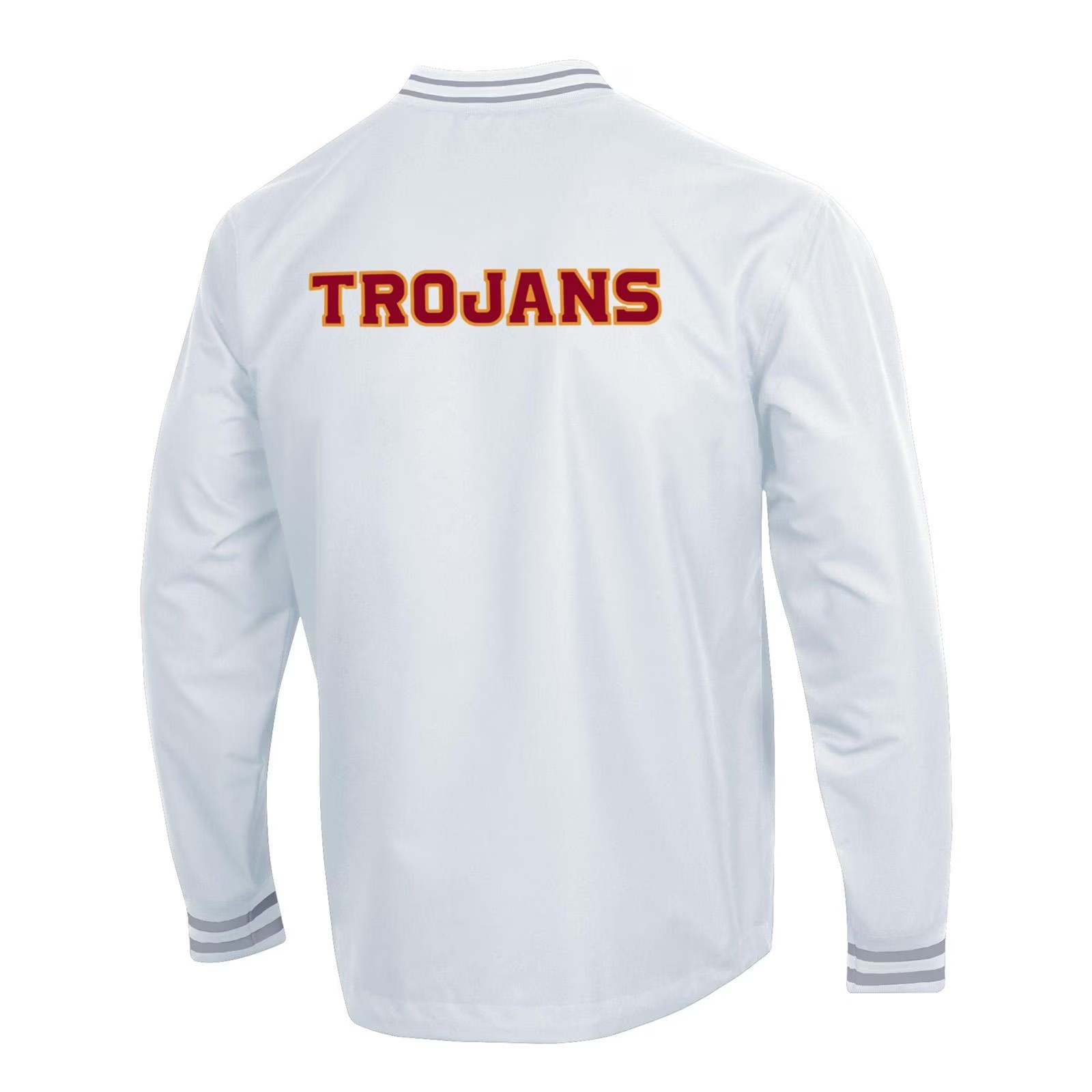 USC Trojans Men's Champion White SC Interlock Super Fan Scout Jacket