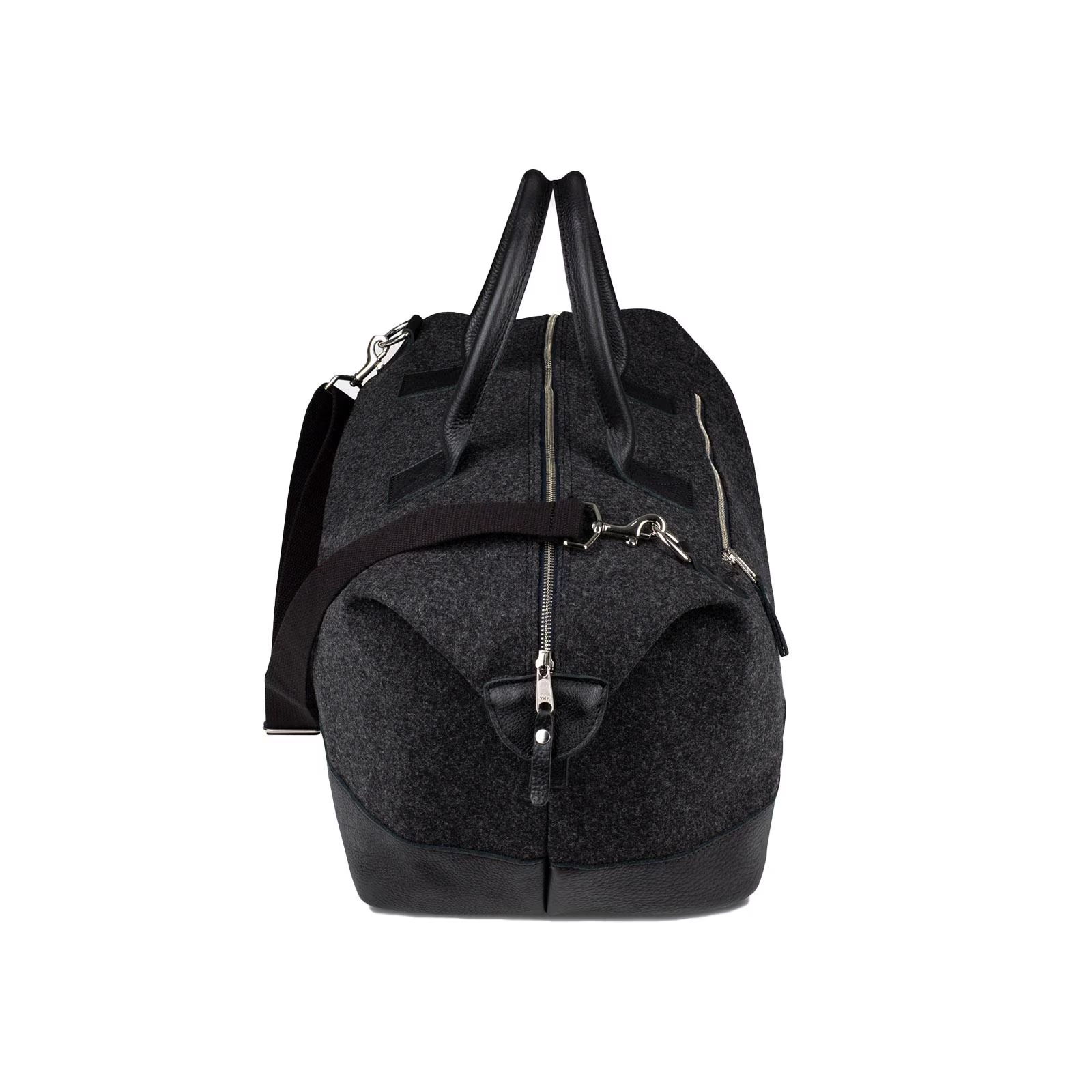 USC Trojans Black SC Interlock Weekender Wool Bag