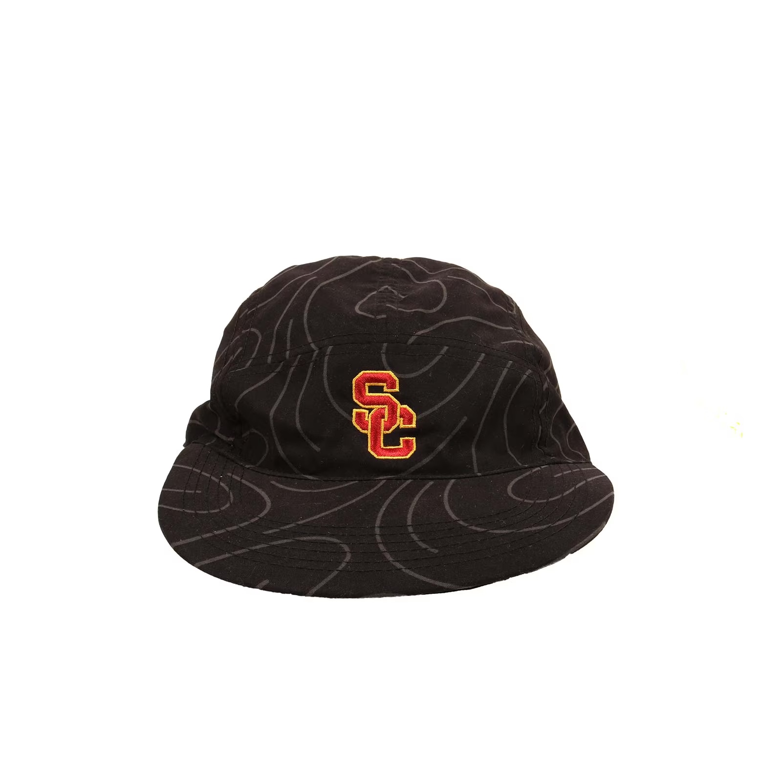 USC Trojans Men's Nike Black SC Interlock Reversible 5 Panel Sideline Hat