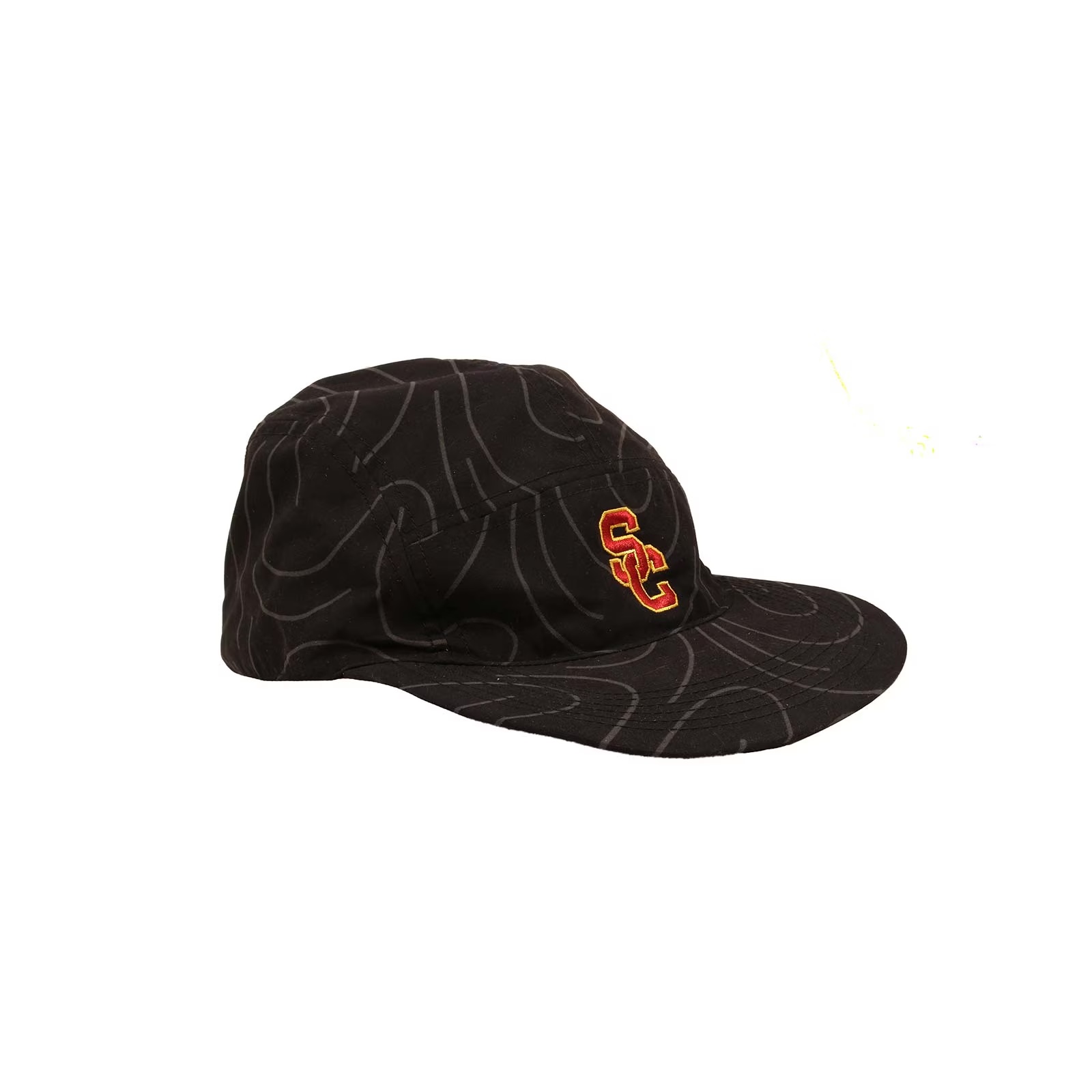 USC Trojans Men's Nike Black SC Interlock Reversible 5 Panel Sideline Hat