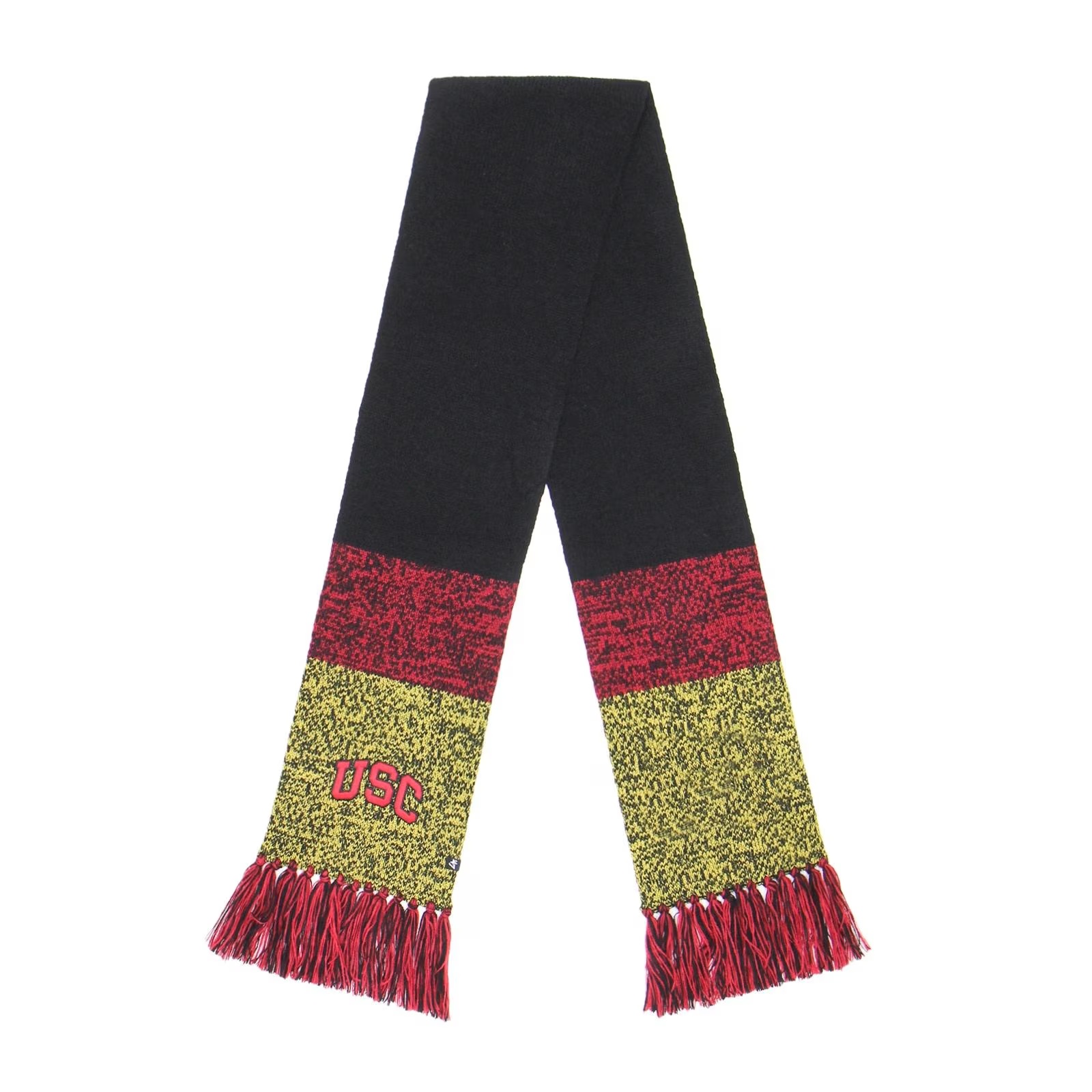 USC Trojans 47 Brand Black Arch Static Scarf