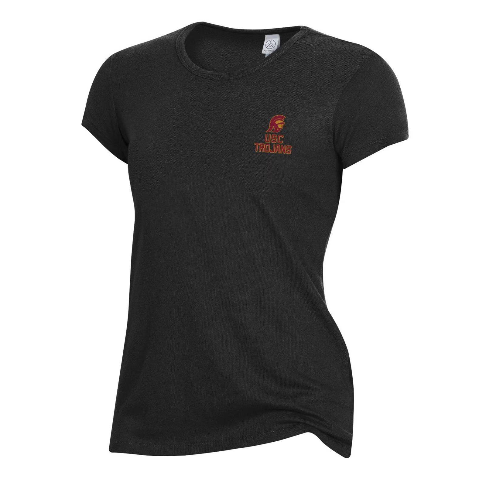 USC Trojans Women's Black Tommy Head Keepsake T-Shirt