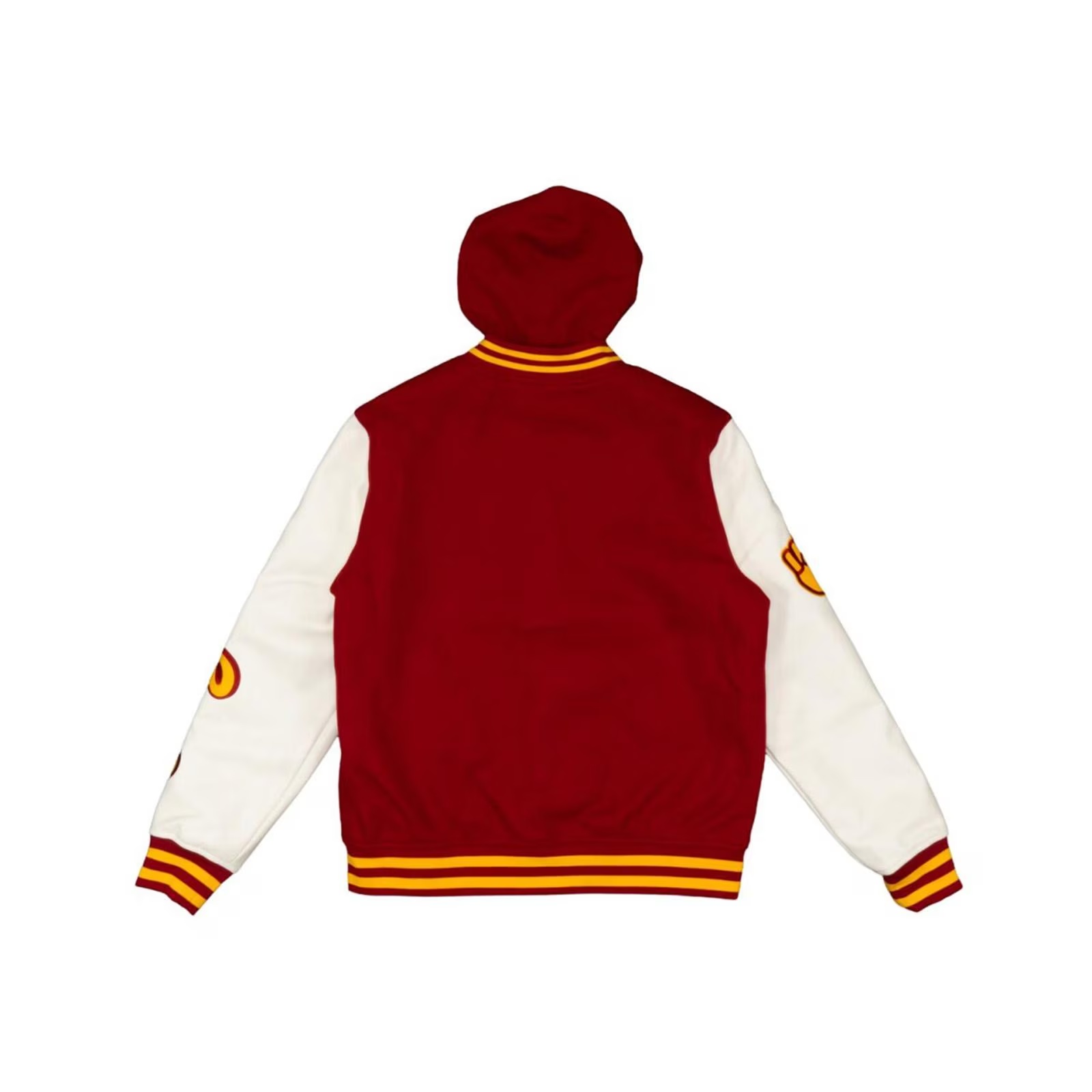 USC Trojans Unisex Cardinal SC Interlock Hooded Varsity Jacket 3 USC Trojans Unisex Cardinal SC Interlock Hooded Varsity Jacket