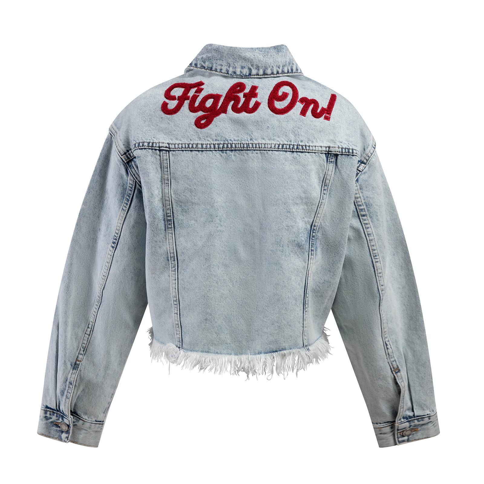 USC Trojans Women's Hype and Vice Denim SC Interlock Jean Jacket