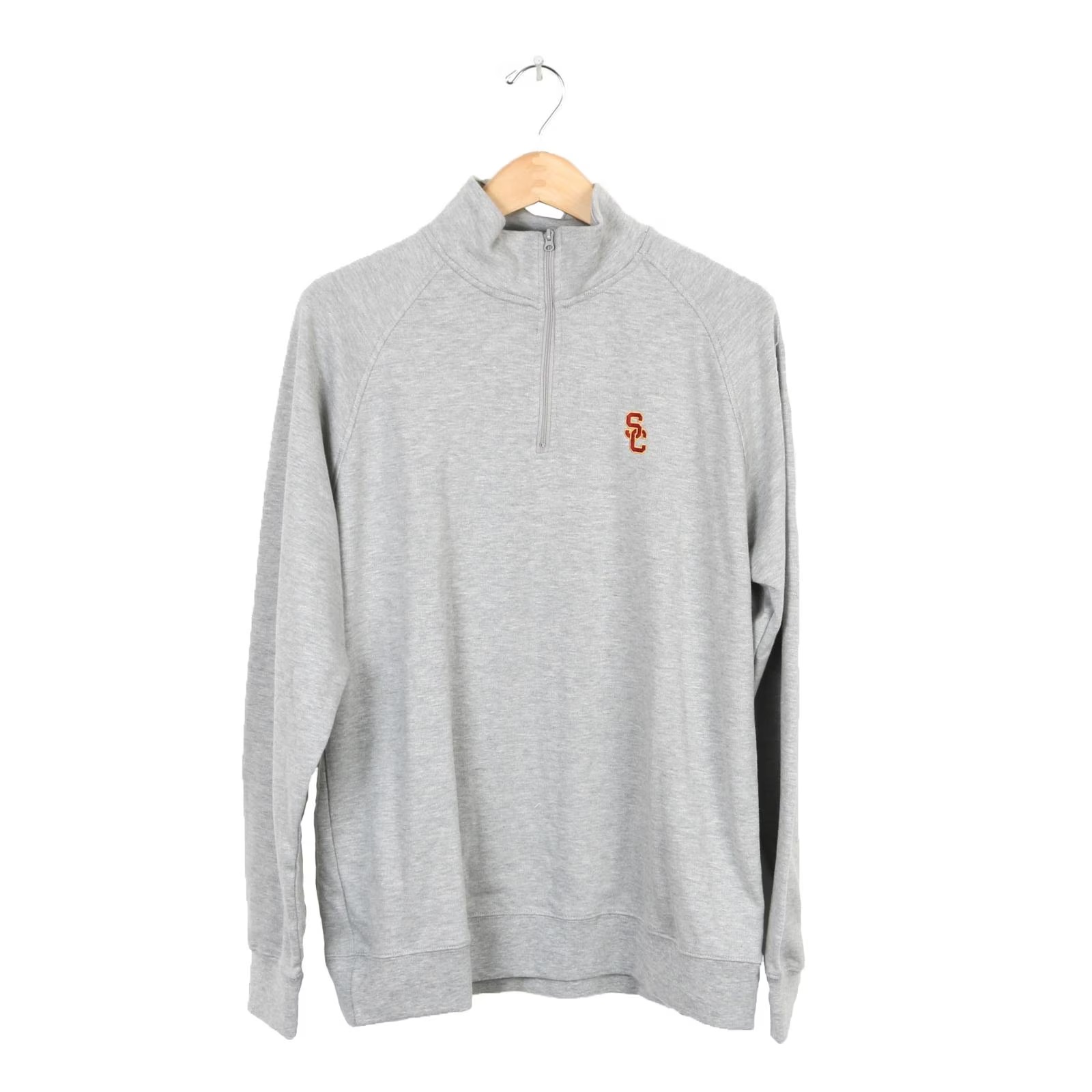 USC Trojan Basics SC Interlock Half Zip Pullover 17 USC Trojan Basics SC Interlock Half Zip Pullover