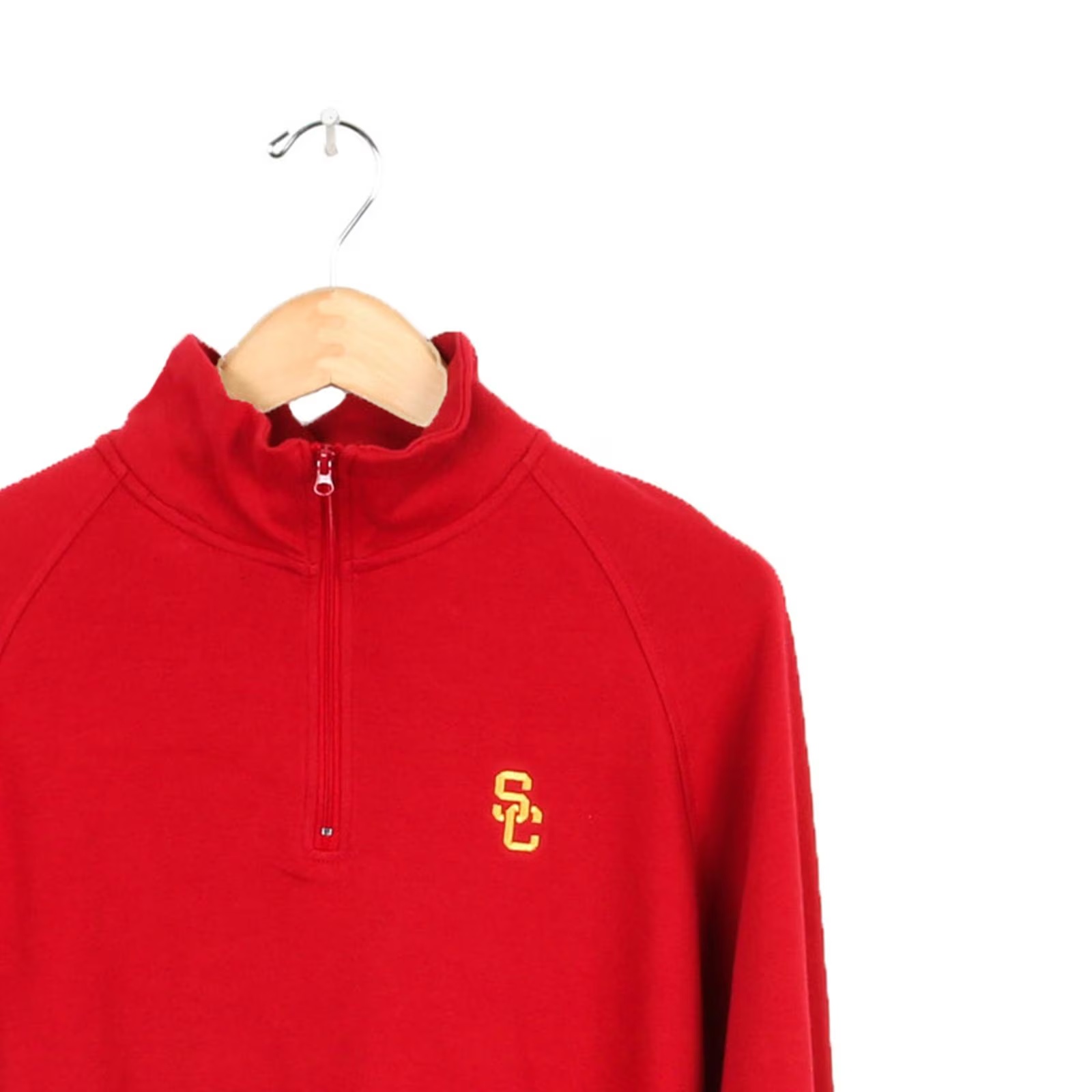 USC Trojan Basics SC Interlock Half Zip Pullover