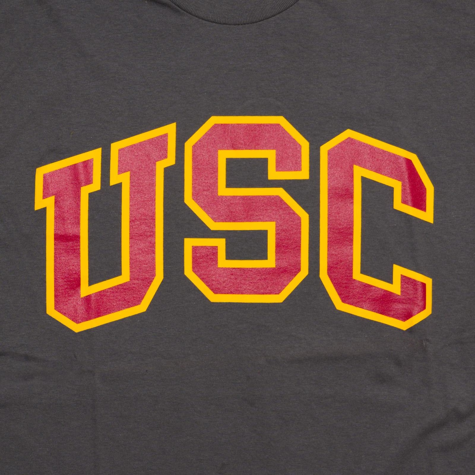 USC Trojans Basic Heritage Charcoal Arch with Stroke T-Shirt