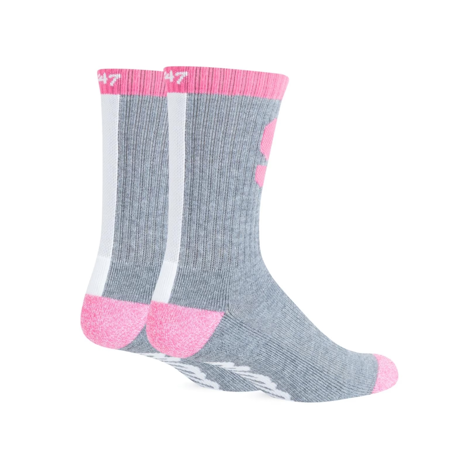 USC Trojans Men's 47 Brand Gray SC Interlock Unisex 47 Galop Crew Sock