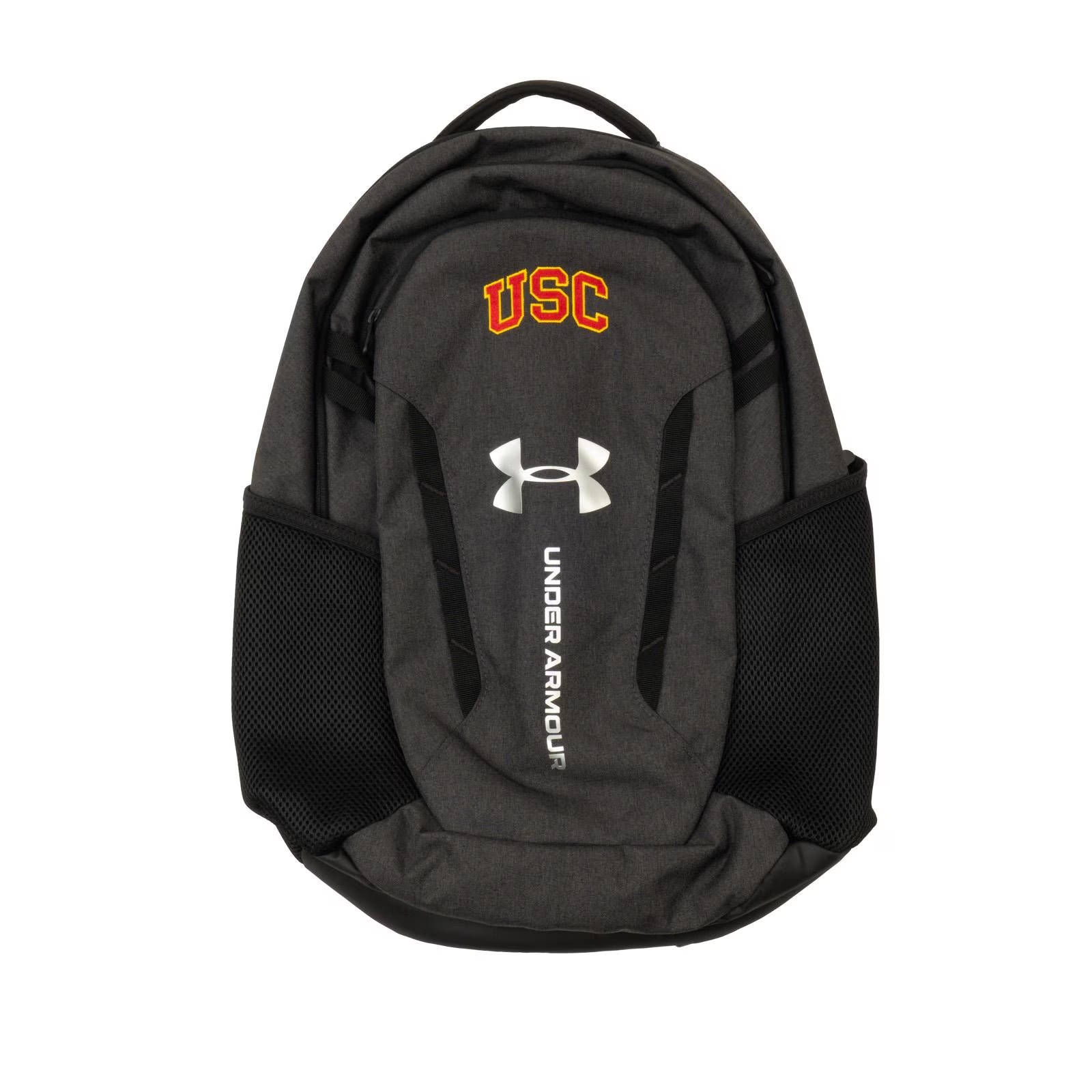 USC Trojans Under Armour Black Heather Arch Hustle 6.0 Backpack