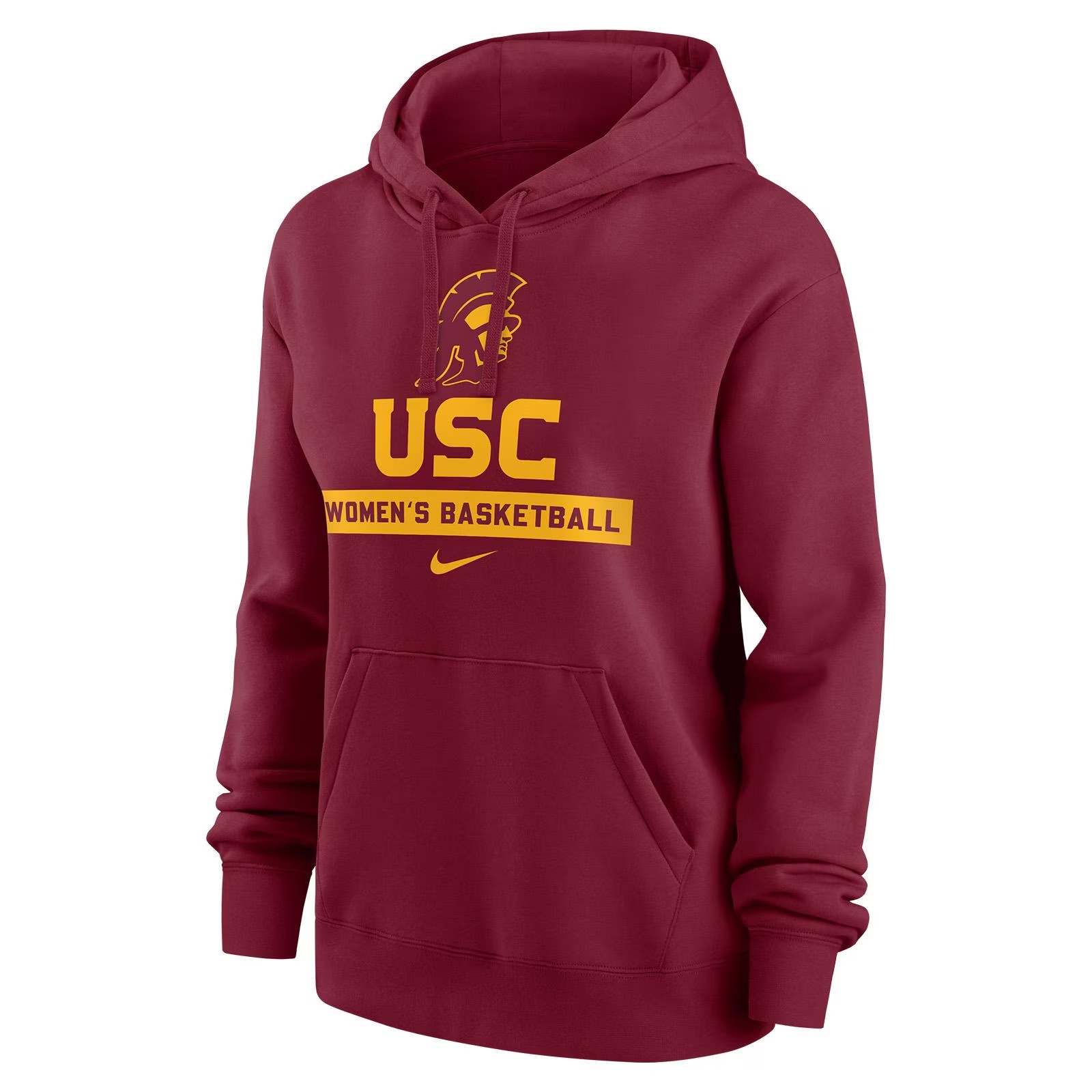 USC Trojans Women's Nike Cardinal Women's Basketball Club Fleece Pullover Hoodie