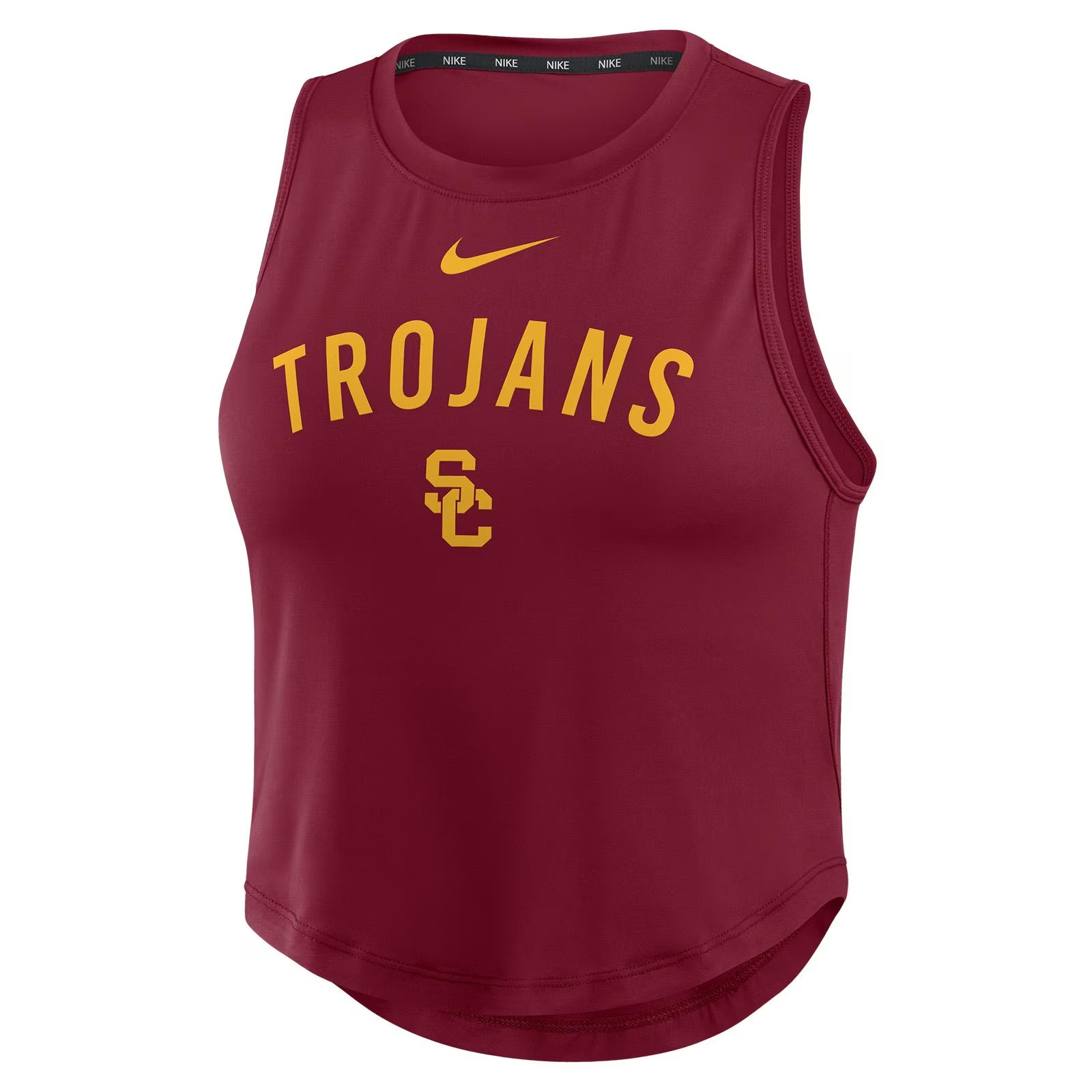 USC Trojans Women's Nike Cardinal Dri-FIT One Crop Tank