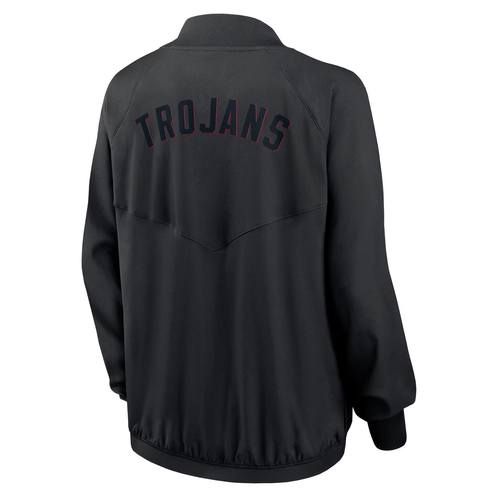 USC Trojans Women's Nike Black SC Interlock Bomber Jacket 3 USC Trojans Women's Nike Black SC Interlock Bomber Jacket