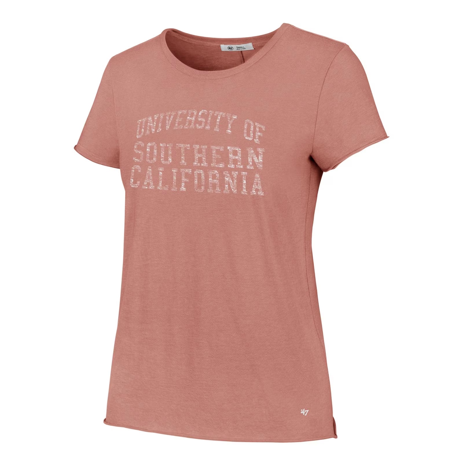 USC Trojans Women's 47 Brand Univ of So Cal Fader Letter Crew T-Shirt
