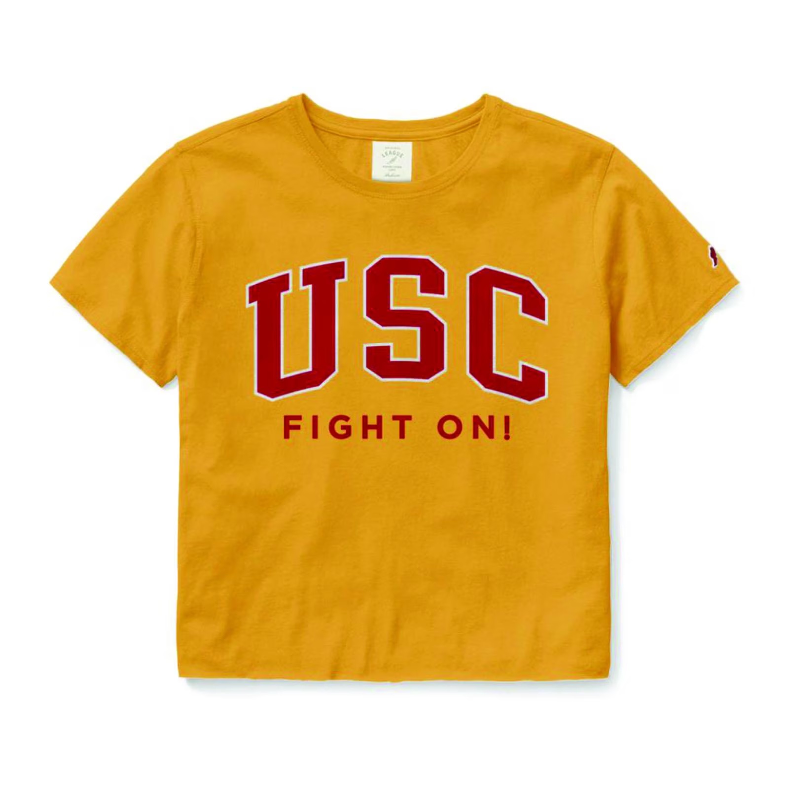 USC Trojans Women's League Fight On Clothesline Crop T-Shirt