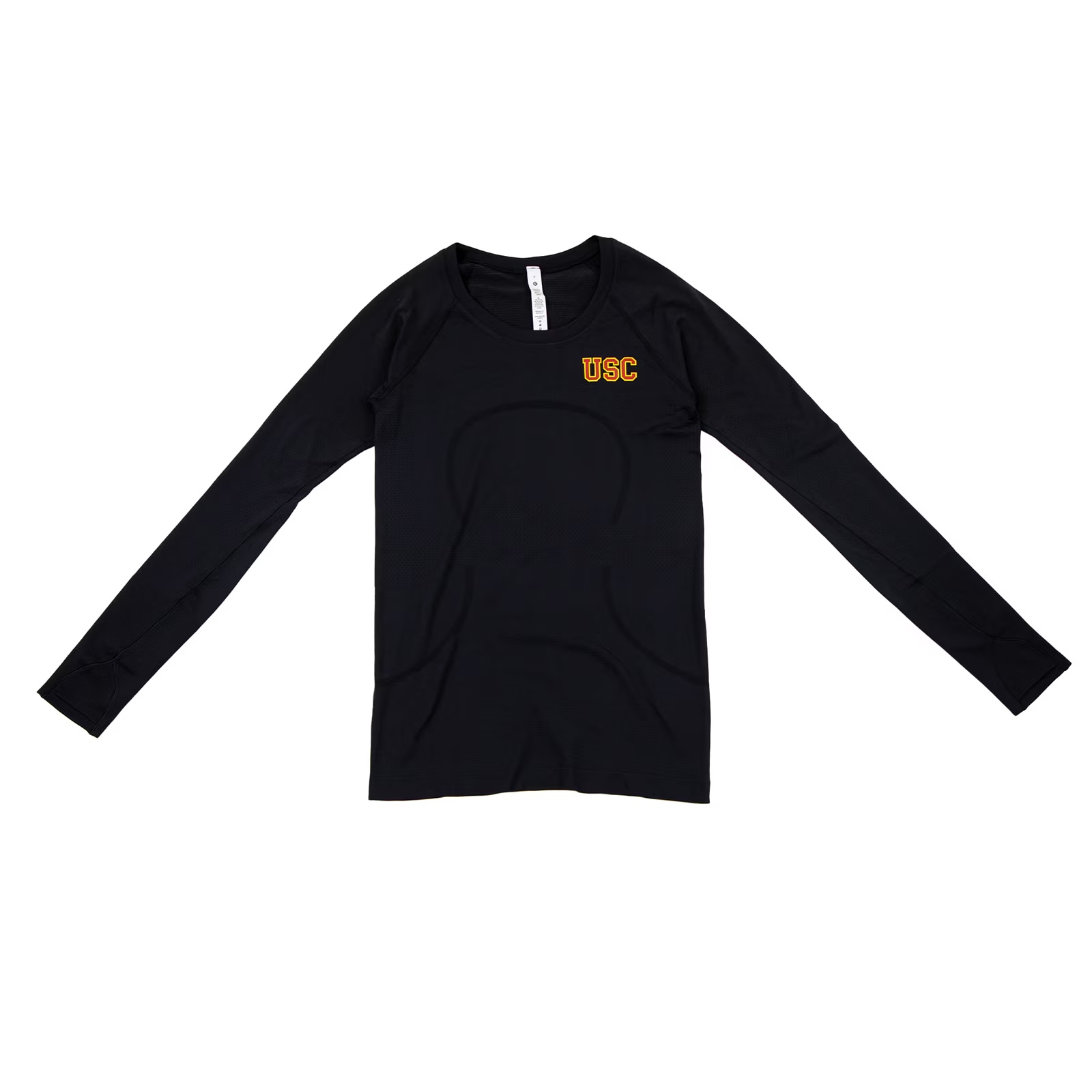 USC Trojans Women's lululemon Black Swiftly Tech 2.0 Long Sleeve Top