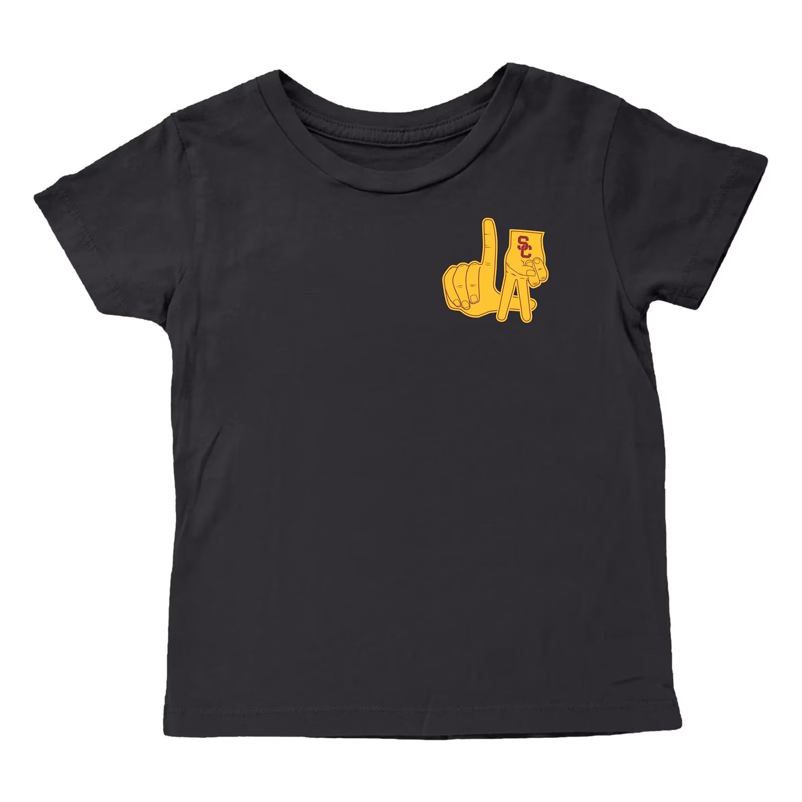 USC Trojans Youth Black LA T-Shirt
