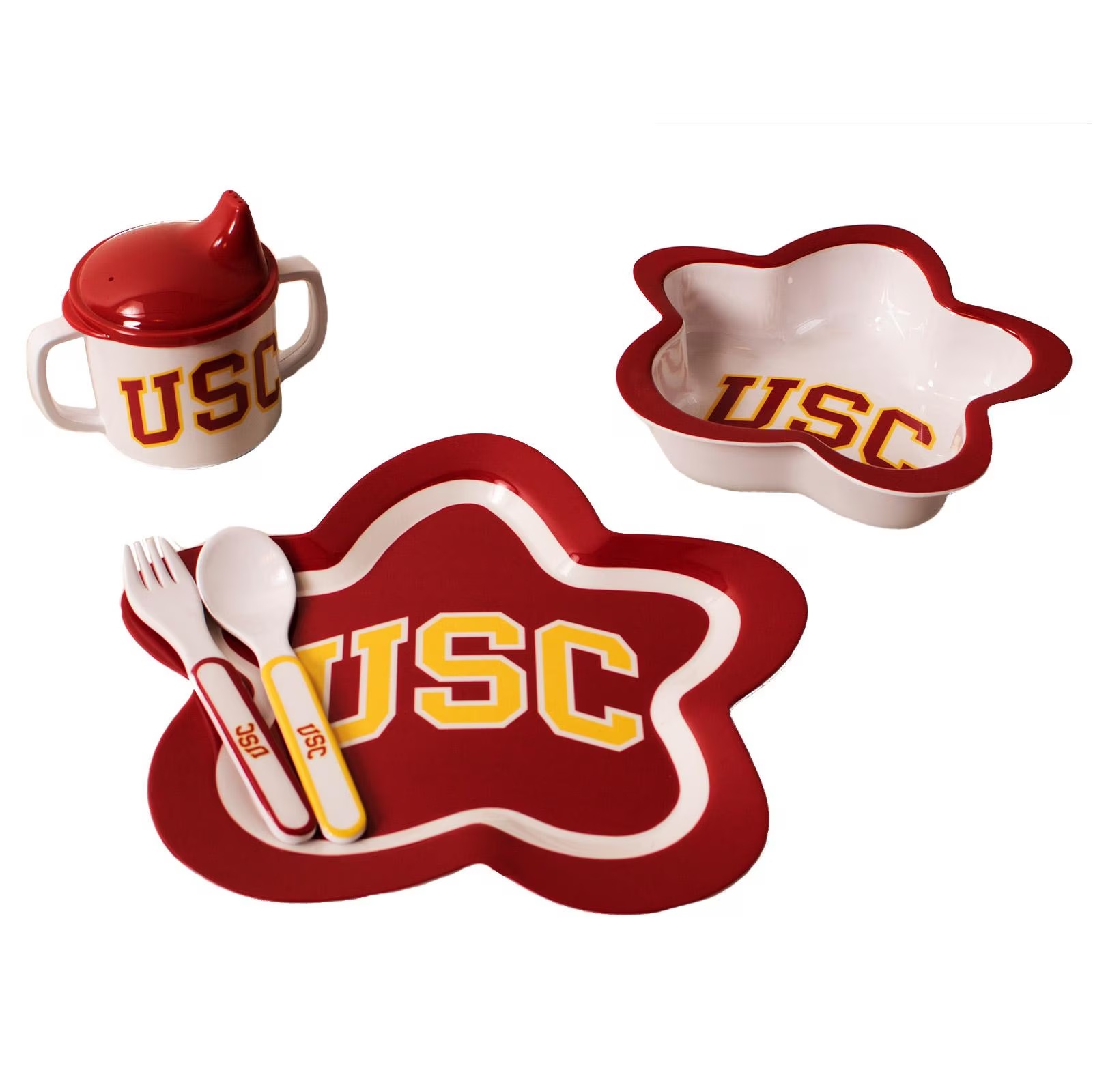 USC Trojans Arch Star Melamine Set
