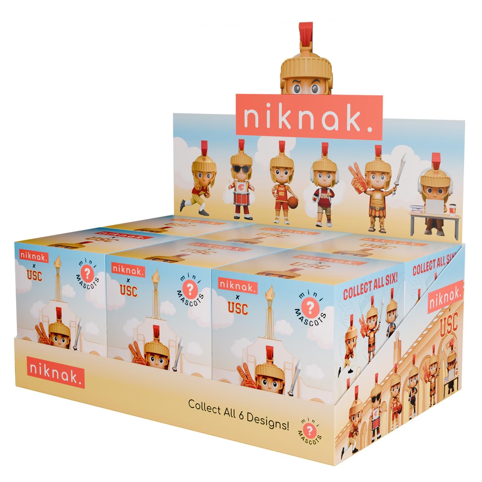 USC Trojans Niknak Blind Box Figurines 11 USC Trojans Niknak Blind Box Figurines