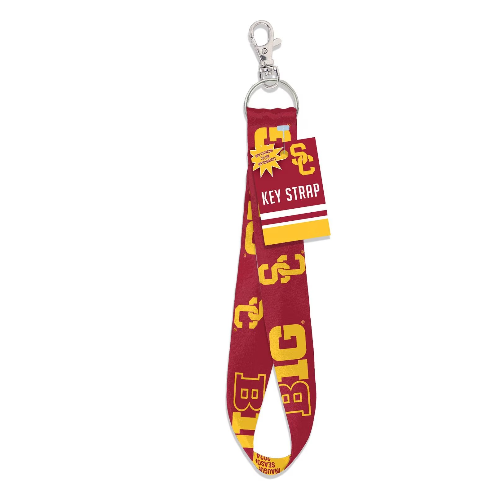 USC Trojans Big 10 Inagural Season Cardinal and Gold Keystrap
