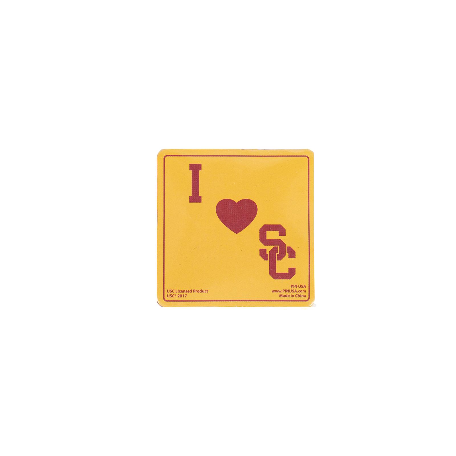 USC Trojans I Heart SC Compressed Towel