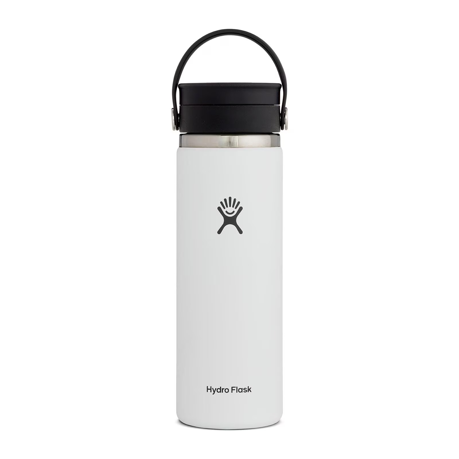 Hydro Flask White 20oz Wide Mouth Water Bottle