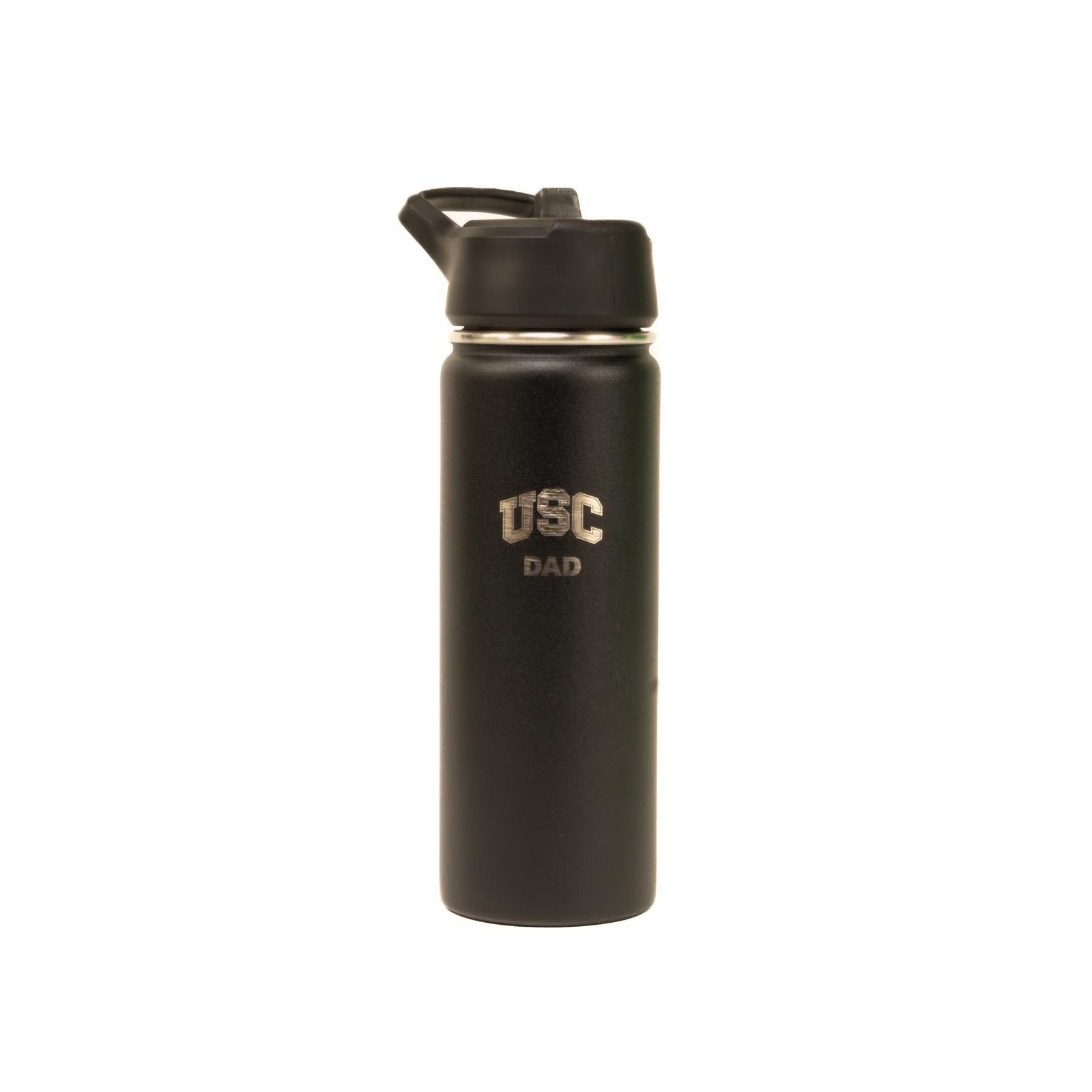 USC Trojans Arch Dad Black Engraved Hyper Sport Water Bottle