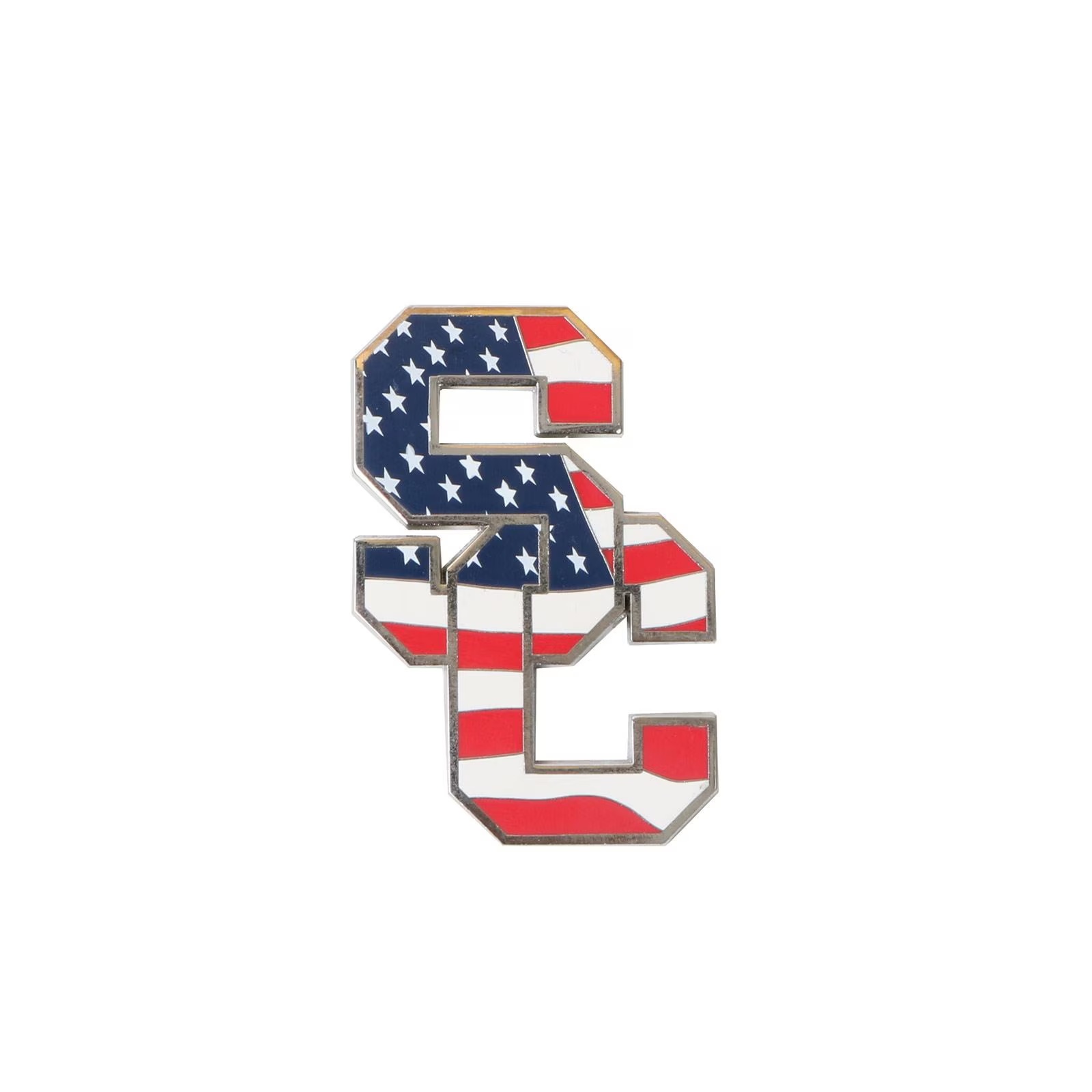 USC Interlock US Flag Magnet