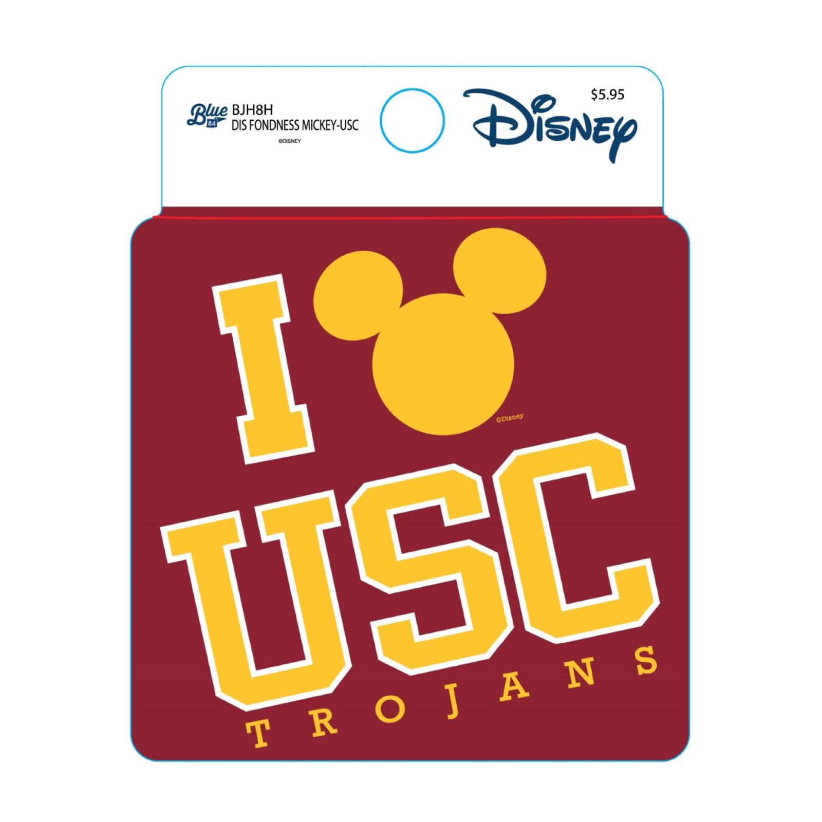 USC Trojans Fondness Mickey Sticker