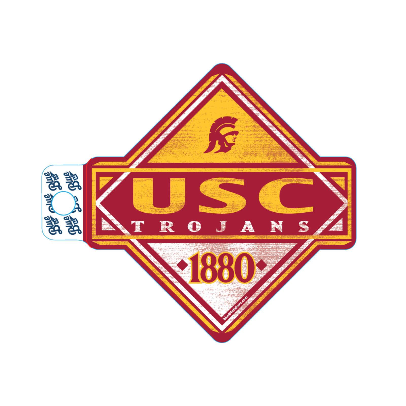 USC Trojans 1880 Sam Hill Sticker