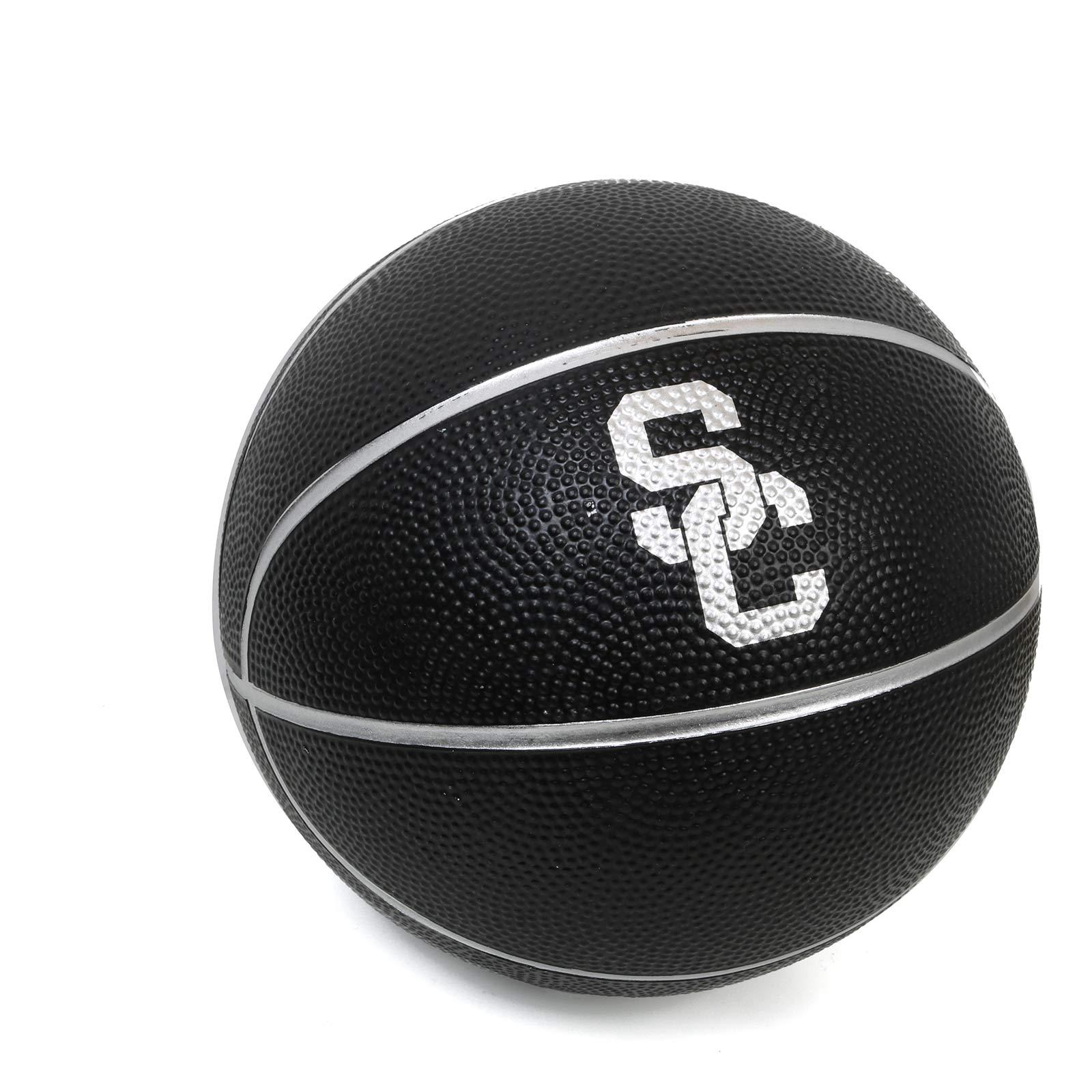 USC Trojans Black SC Interlock Size 1 Rubber Basketball