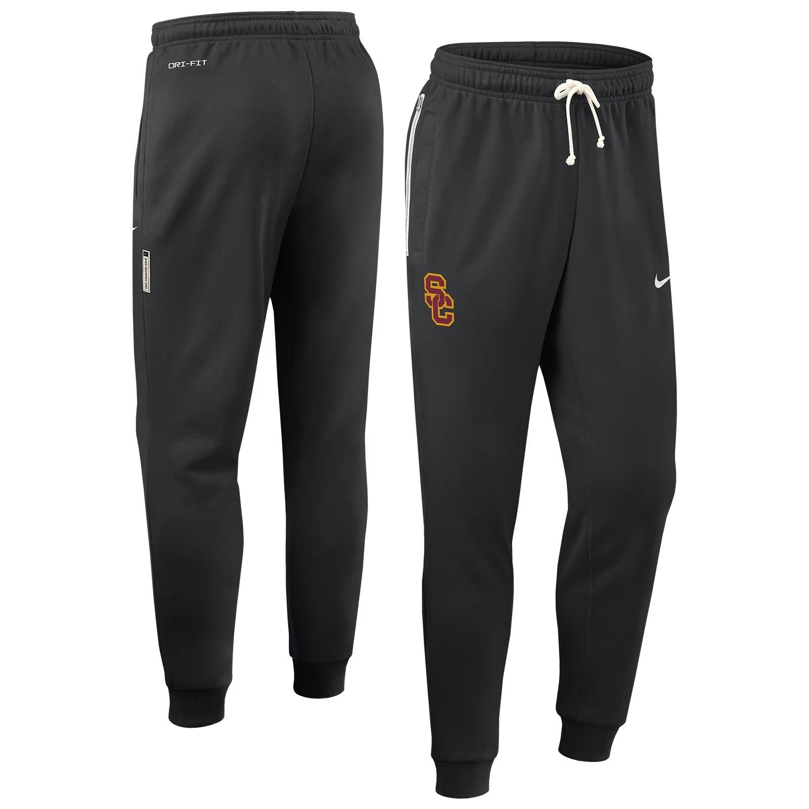 USC Trojans Men's Nike Black SC Interlock Dri-FIT Sideline Taper Pant
