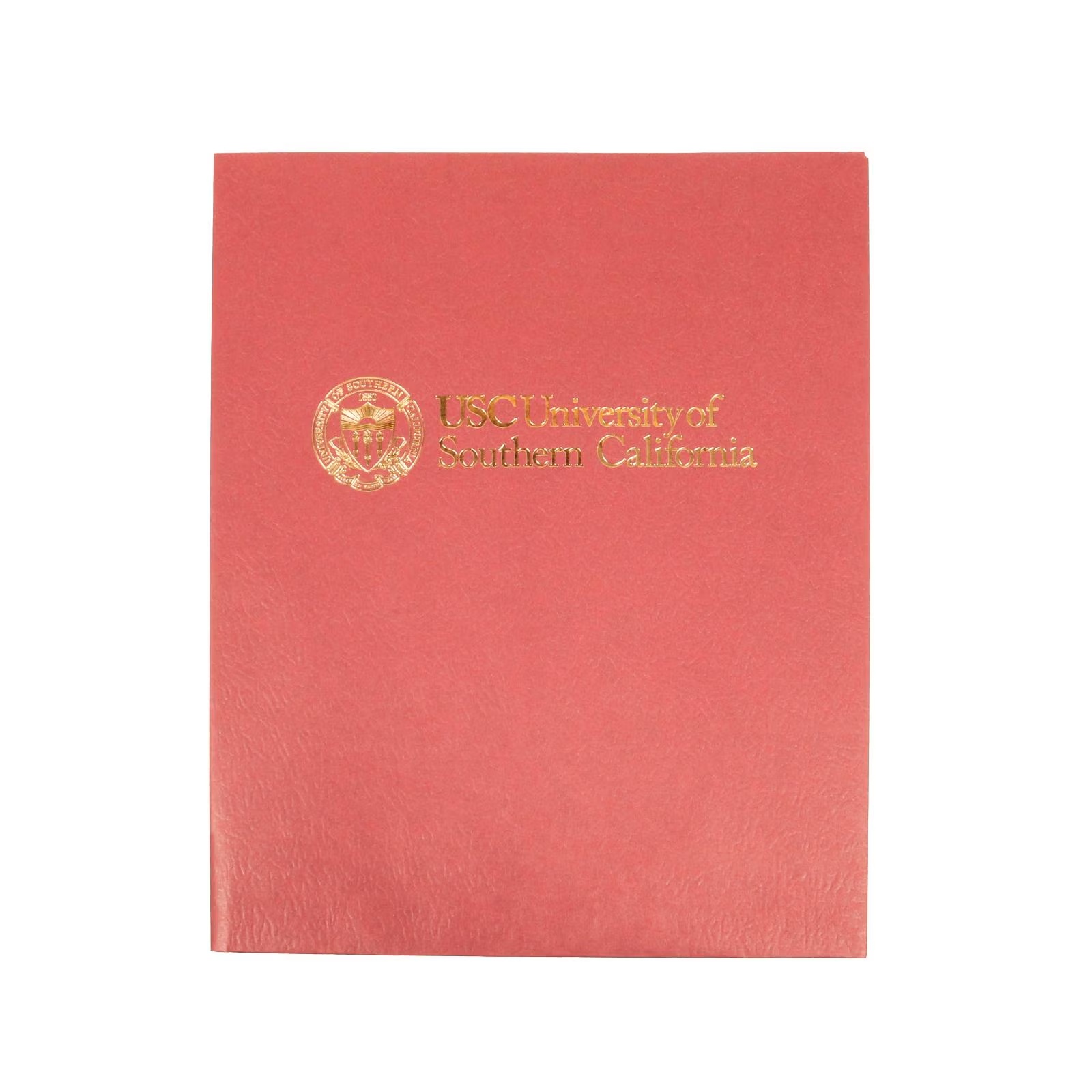 USC Trojans Cardinal Linen Seal/Logo Folder