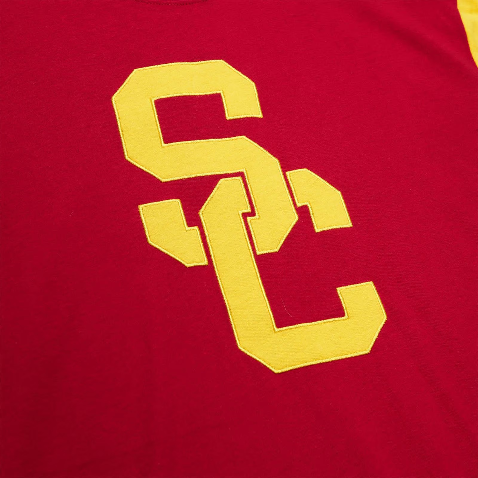 USC Trojans Men's Cardinal SC Interlock Color Blocked T-Shirt
